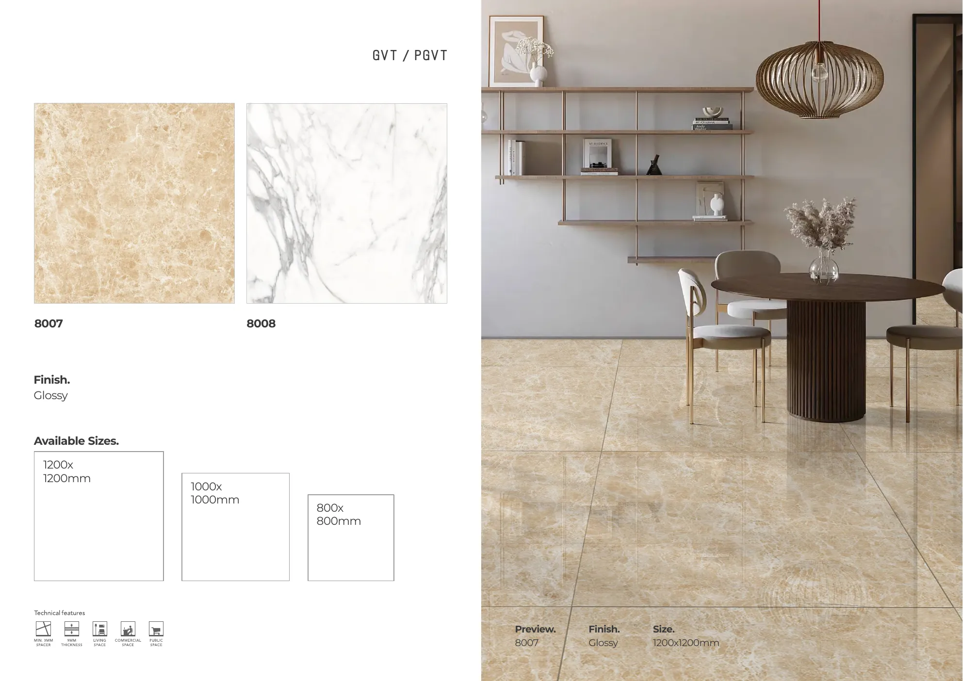 MASTER BROCHURE WB - Design 60 - 1200x1200mm Glossy