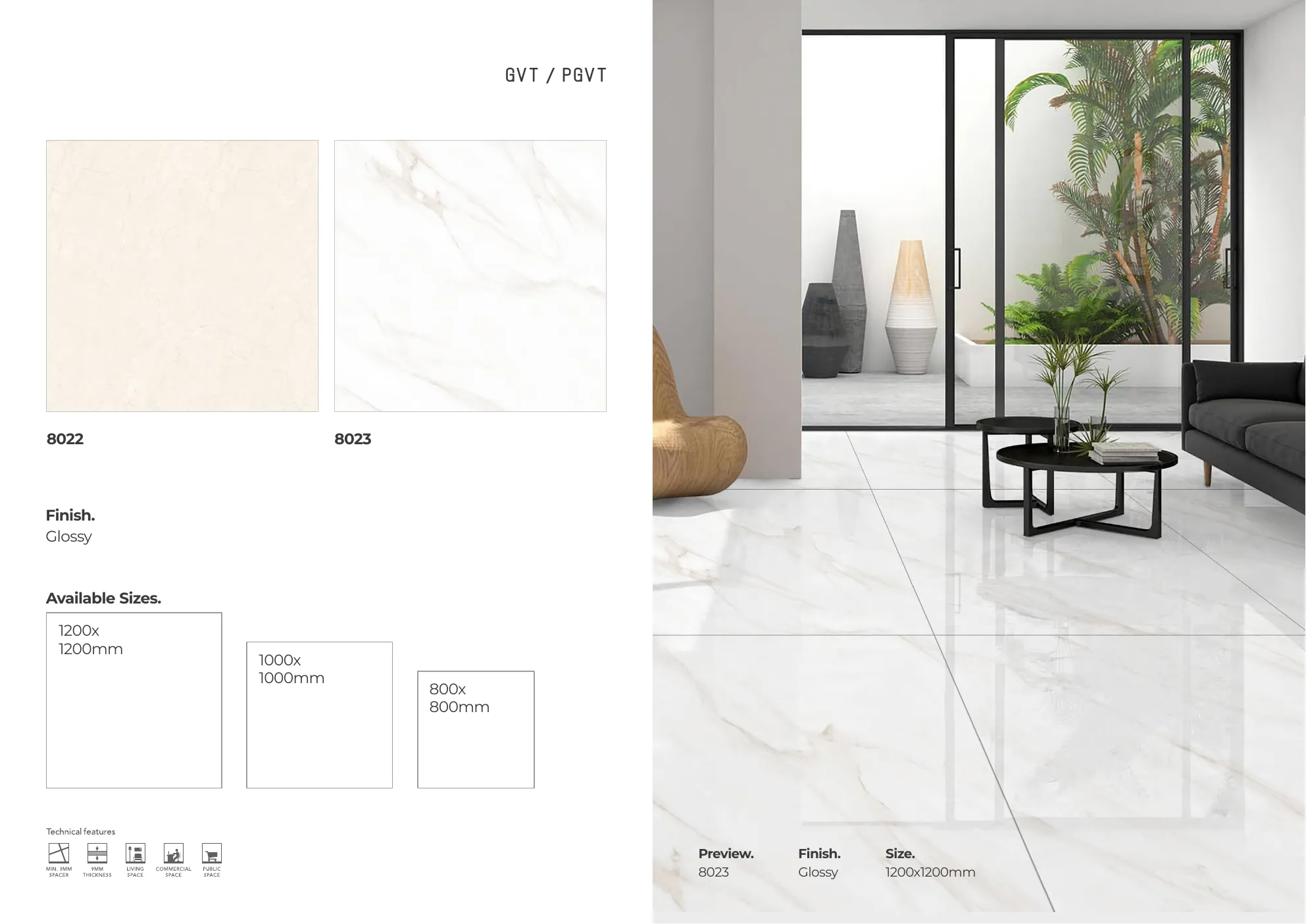 MASTER BROCHURE WB - Design 65 - 1200x1200mm Glossy