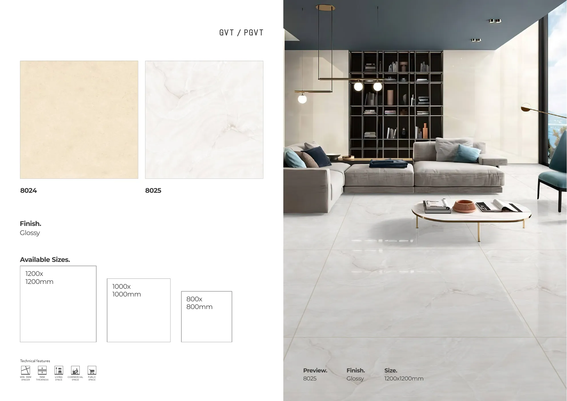 MASTER BROCHURE WB - Design 66 - 1200x1200mm Glossy