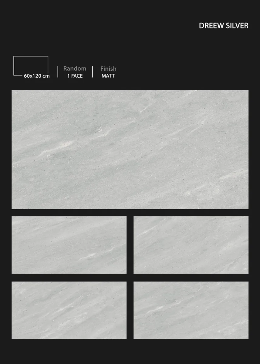 MATT 60x120cm - Design 5 - 600x1200mm Matt