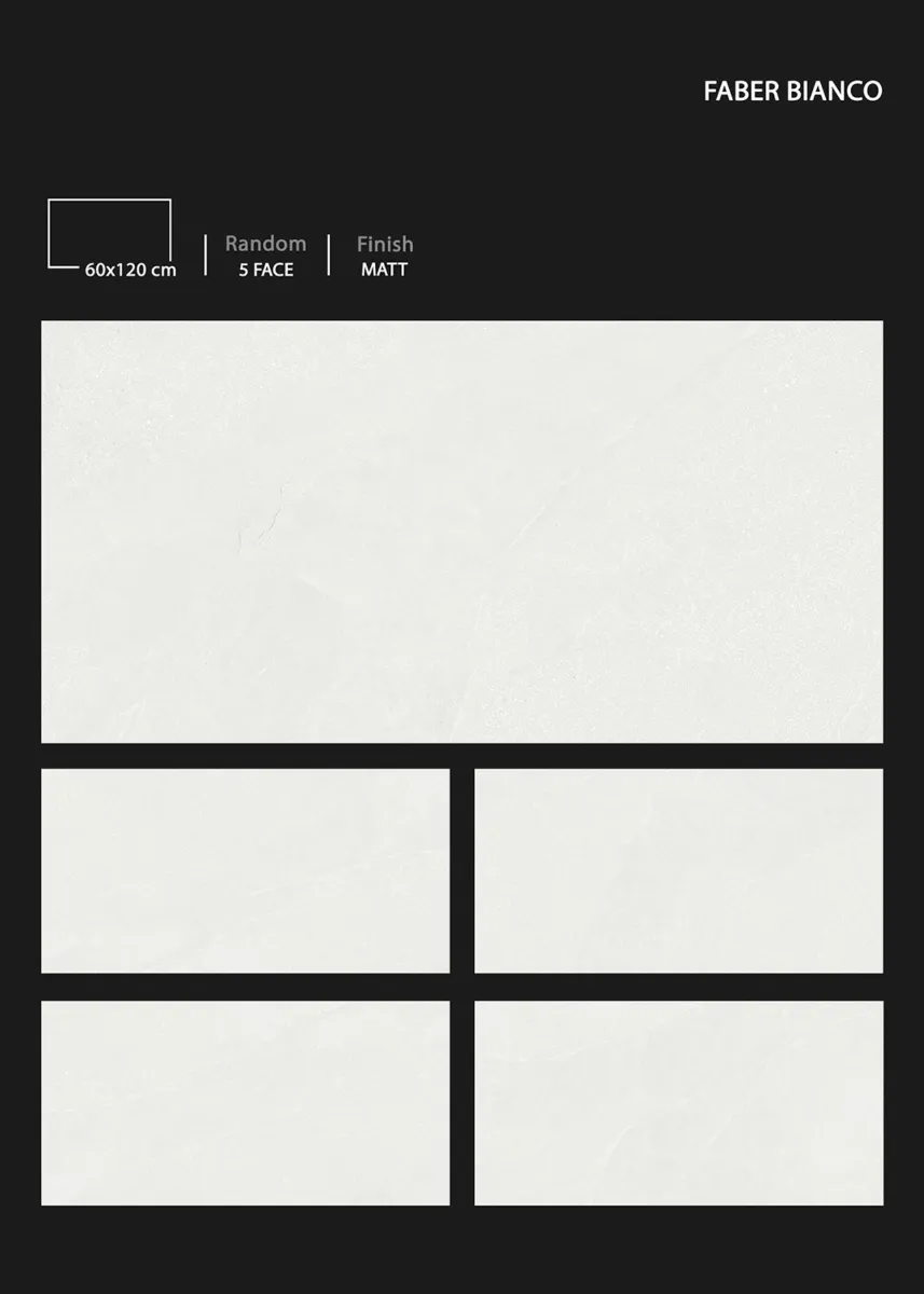 MATT 60x120cm - Design 6 - 600x1200mm Matt