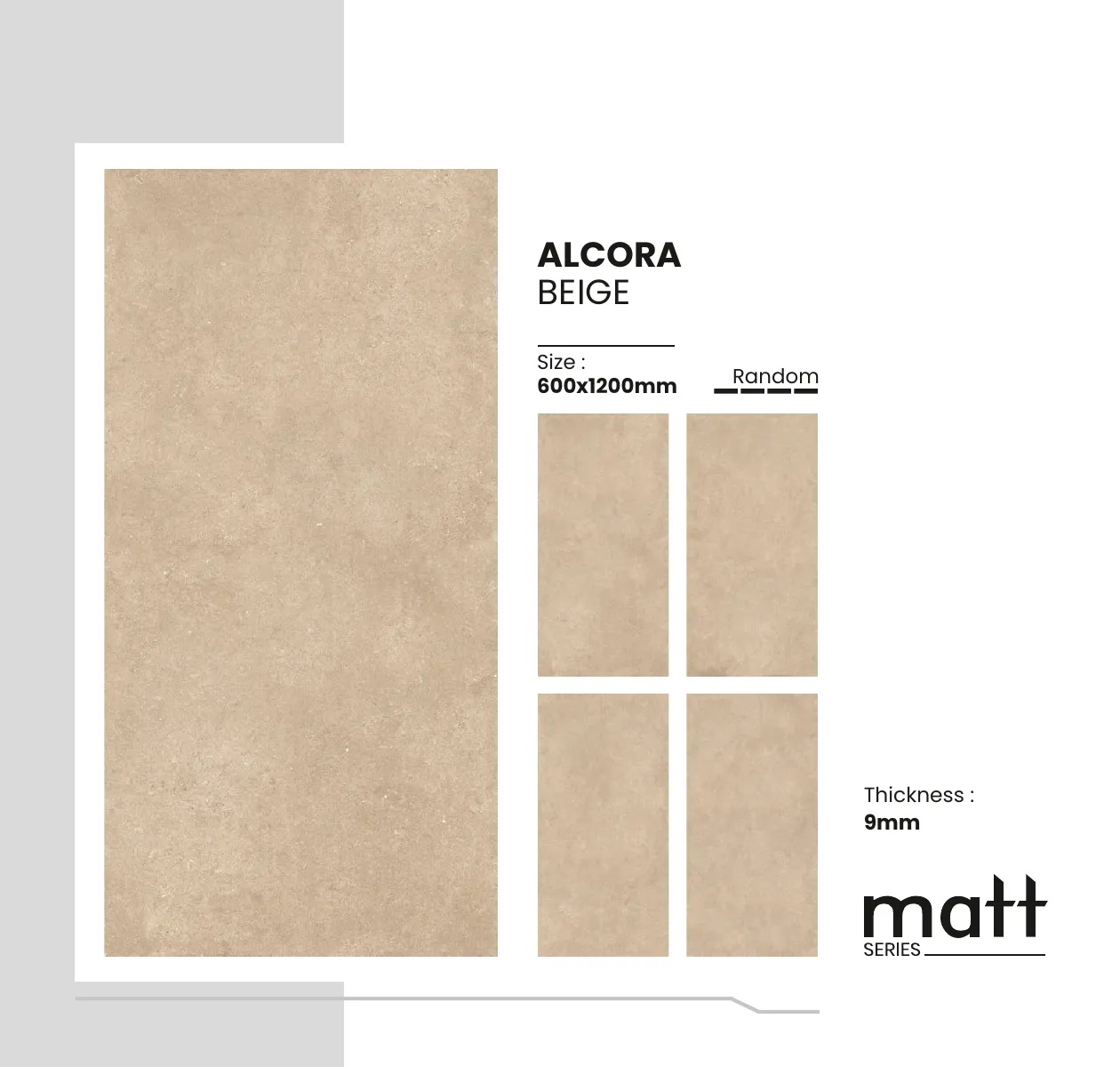 Matt Series Catalogue - Design 2 - 600x1200mm Matt