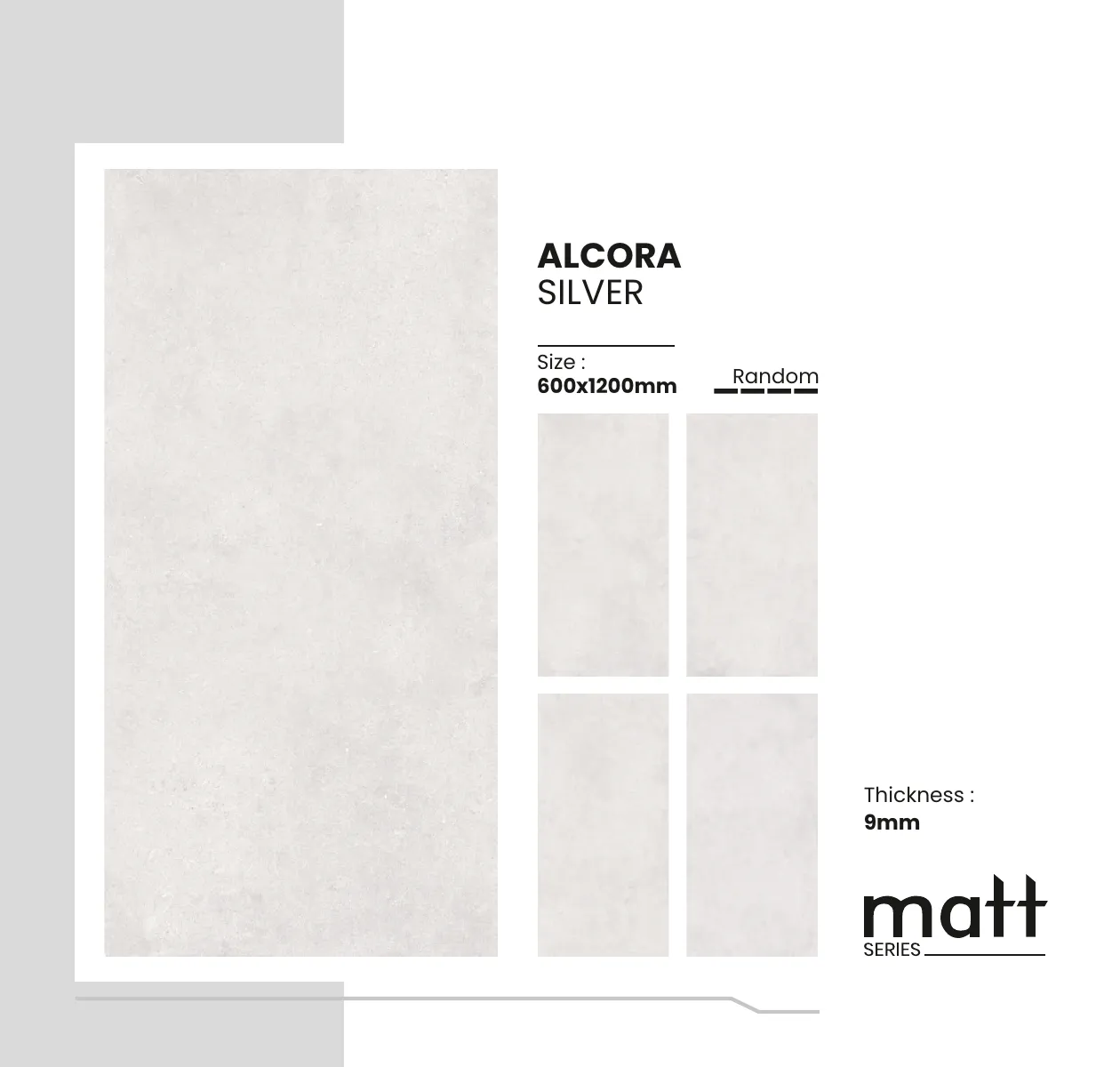 Matt Series Catalogue - Design 4 - 600x1200mm Matt