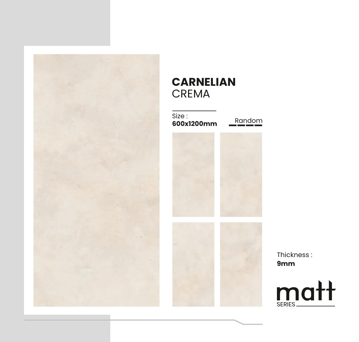 Matt Series Catalogue - Design 9 - 600x1200mm Matt
