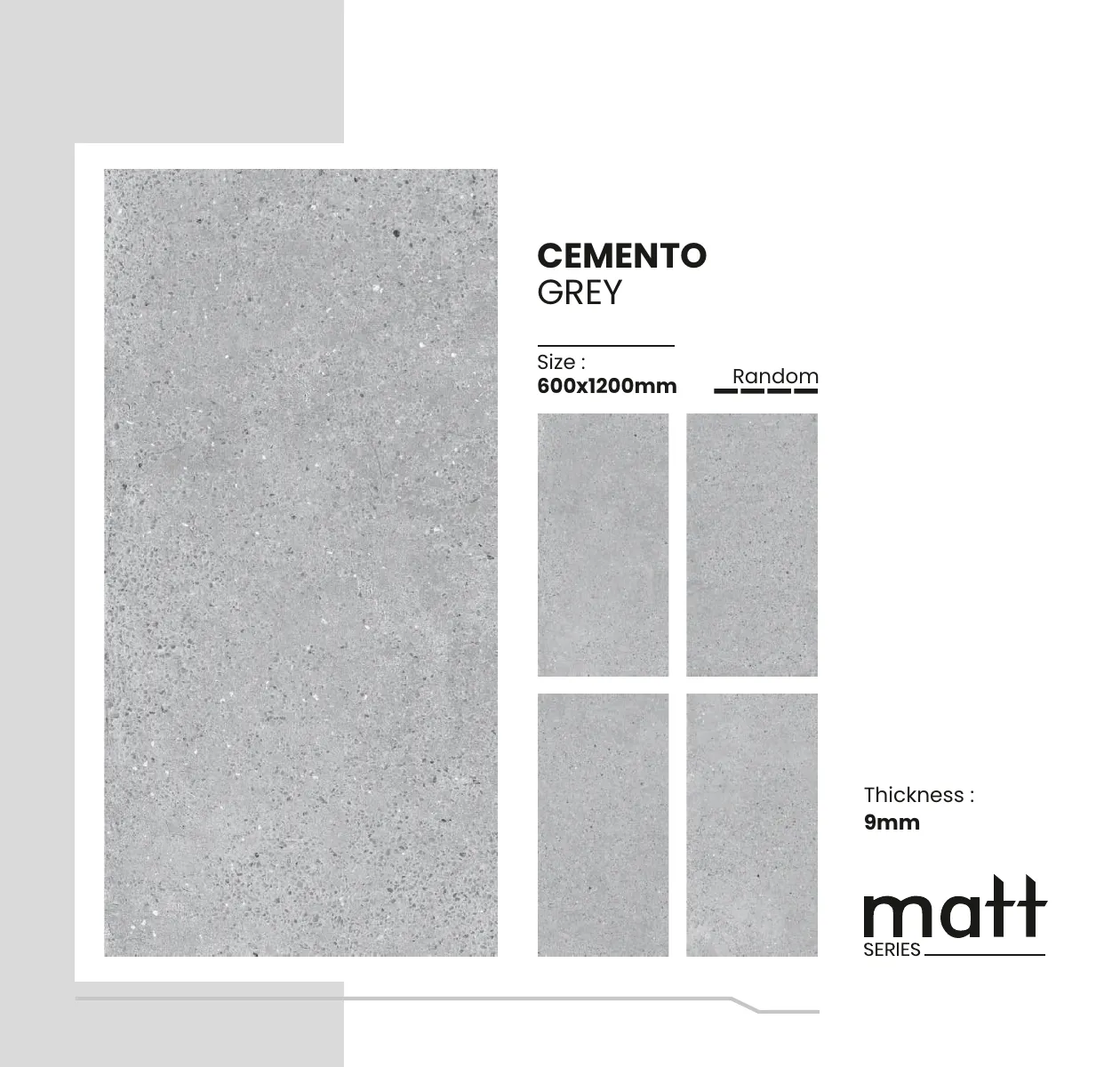 Matt Series Catalogue - Design 14 - 600x1200mm Matt