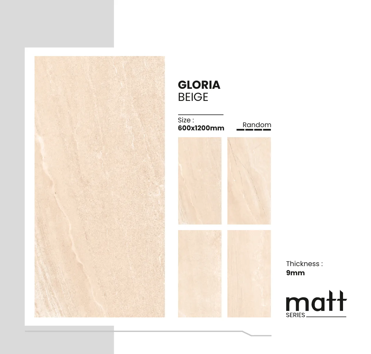 Matt Series Catalogue - Design 23 - 600x1200mm Matt