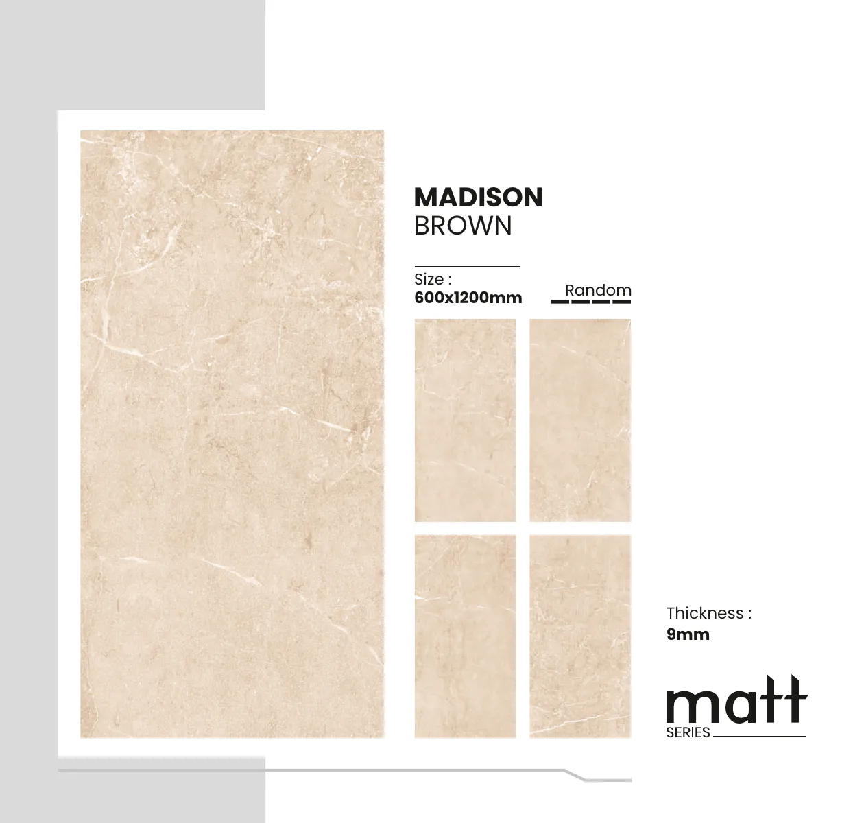 Matt Series Catalogue - Design 28 - 600x1200mm Matt