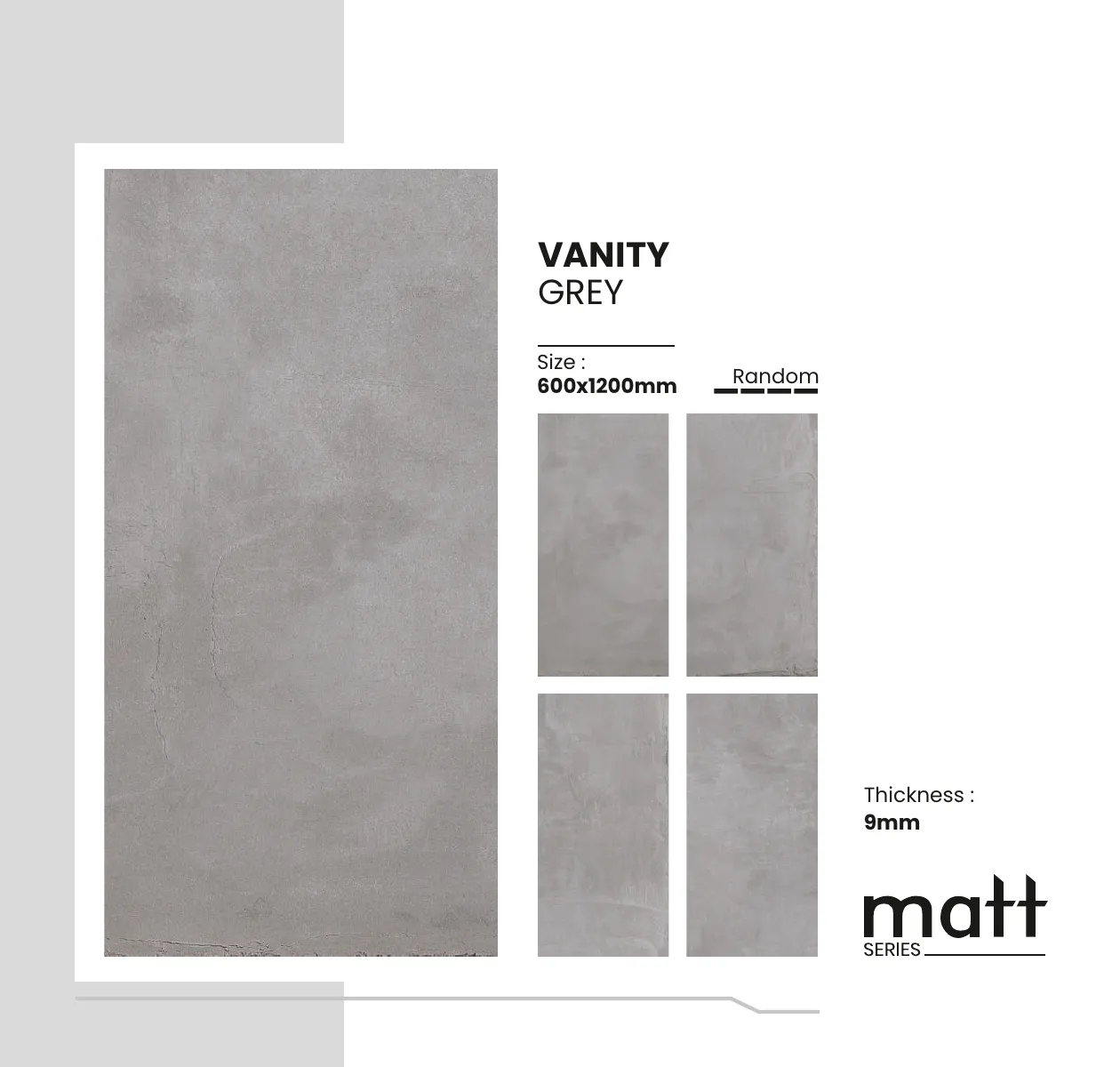 Matt Series Catalogue - Design 46 - 600x1200mm Matt