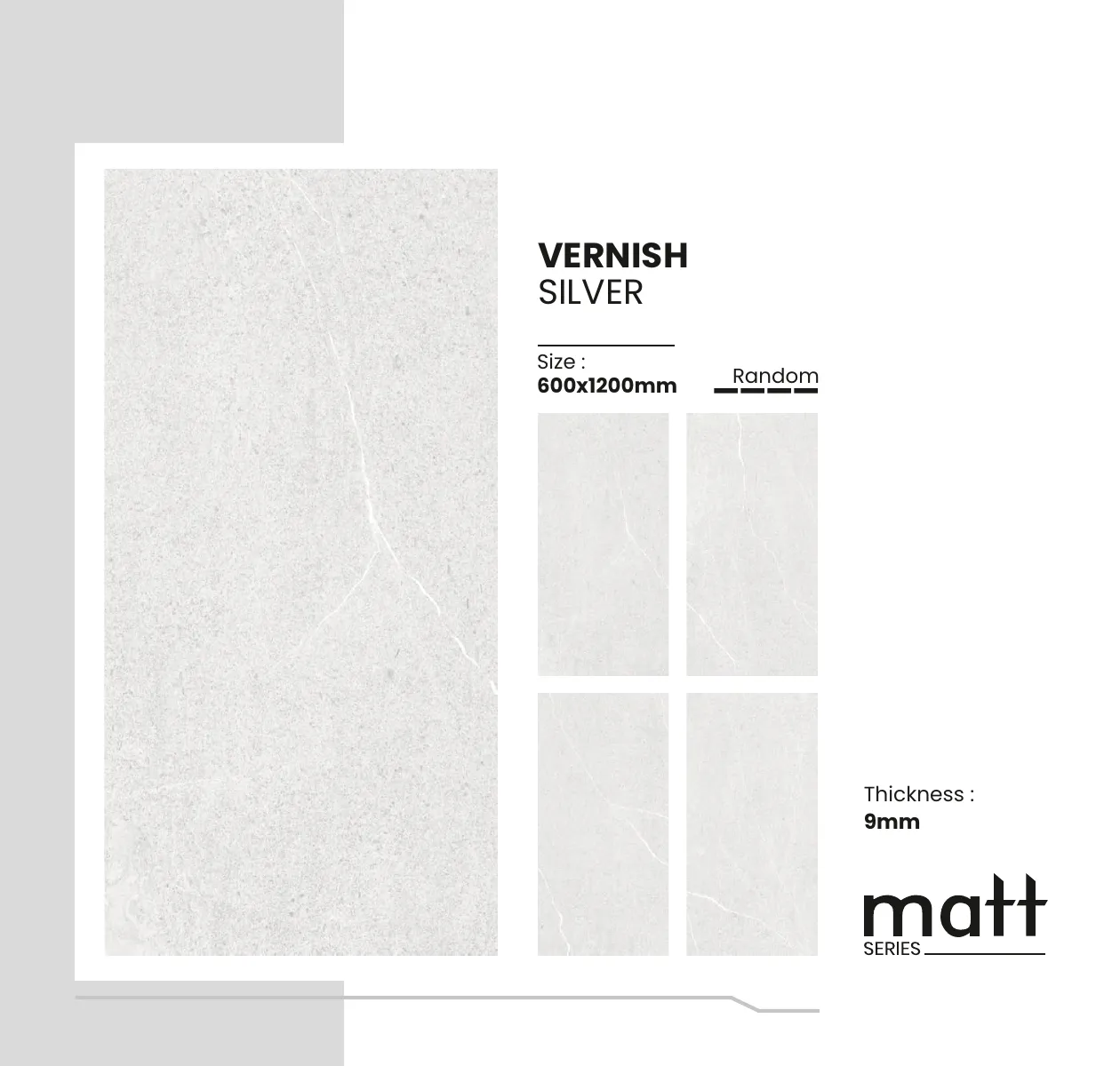 Matt Series Catalogue - Design 51 - 600x1200mm Matt
