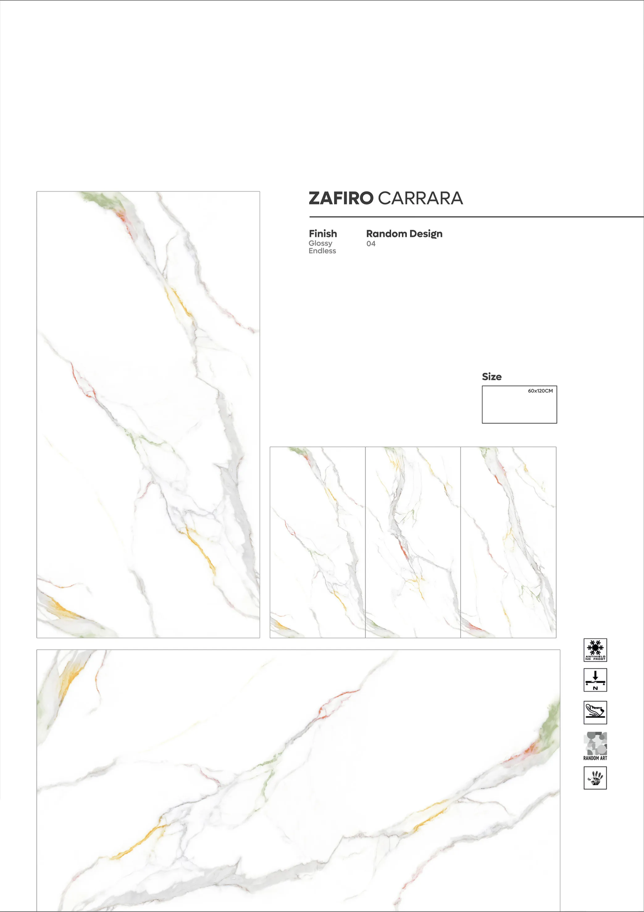 NEW COLLECTION - Design 2 - 600x1200mm Glossy