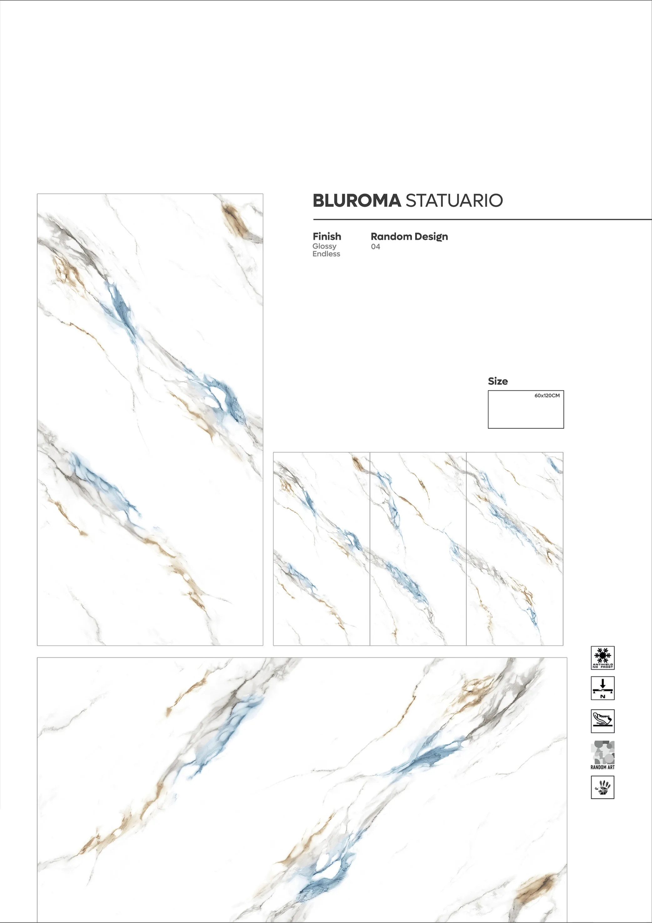 NEW COLLECTION - Design 3 - 600x1200mm Glossy