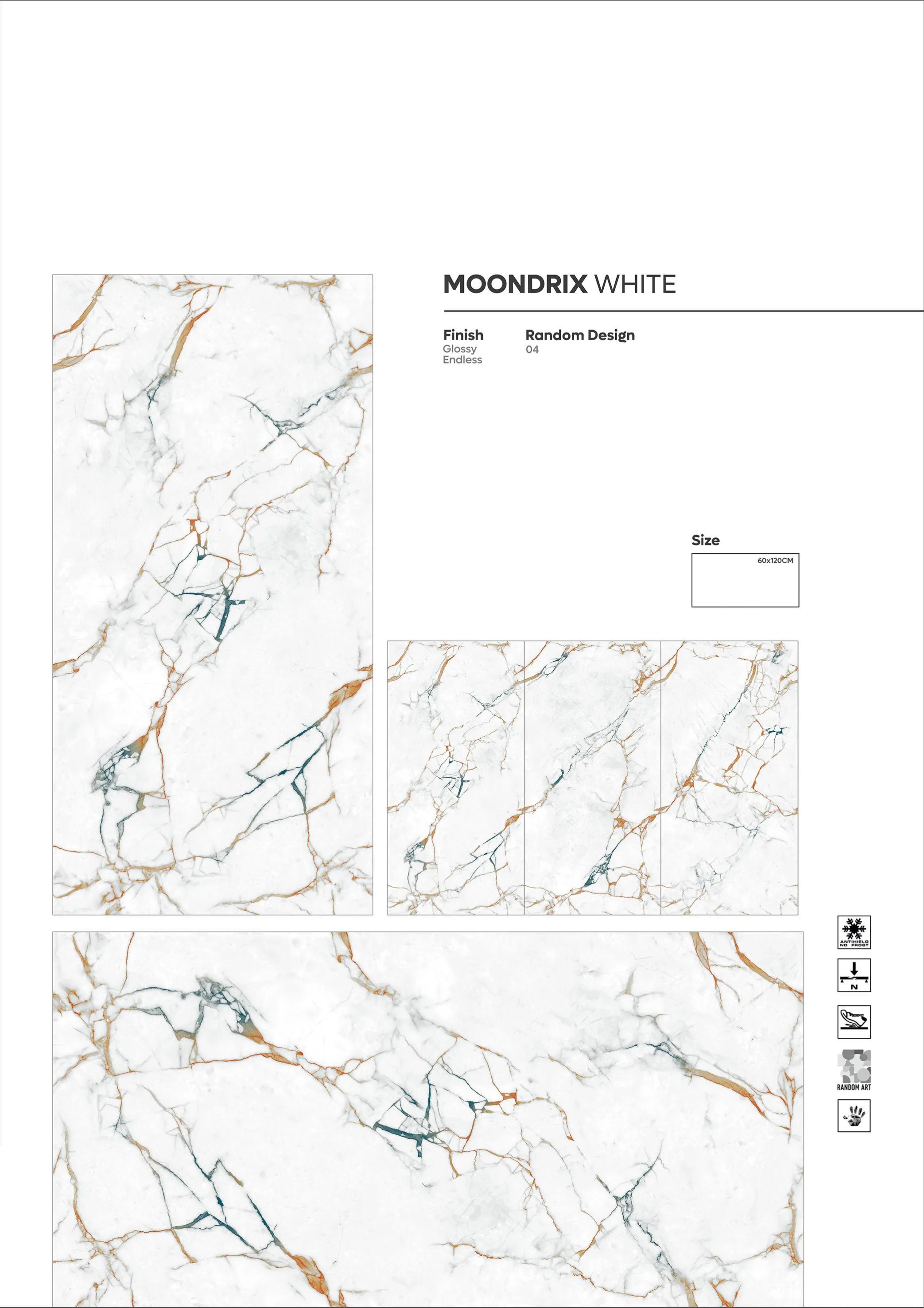 NEW COLLECTION - Design 6 - 600x1200mm Glossy