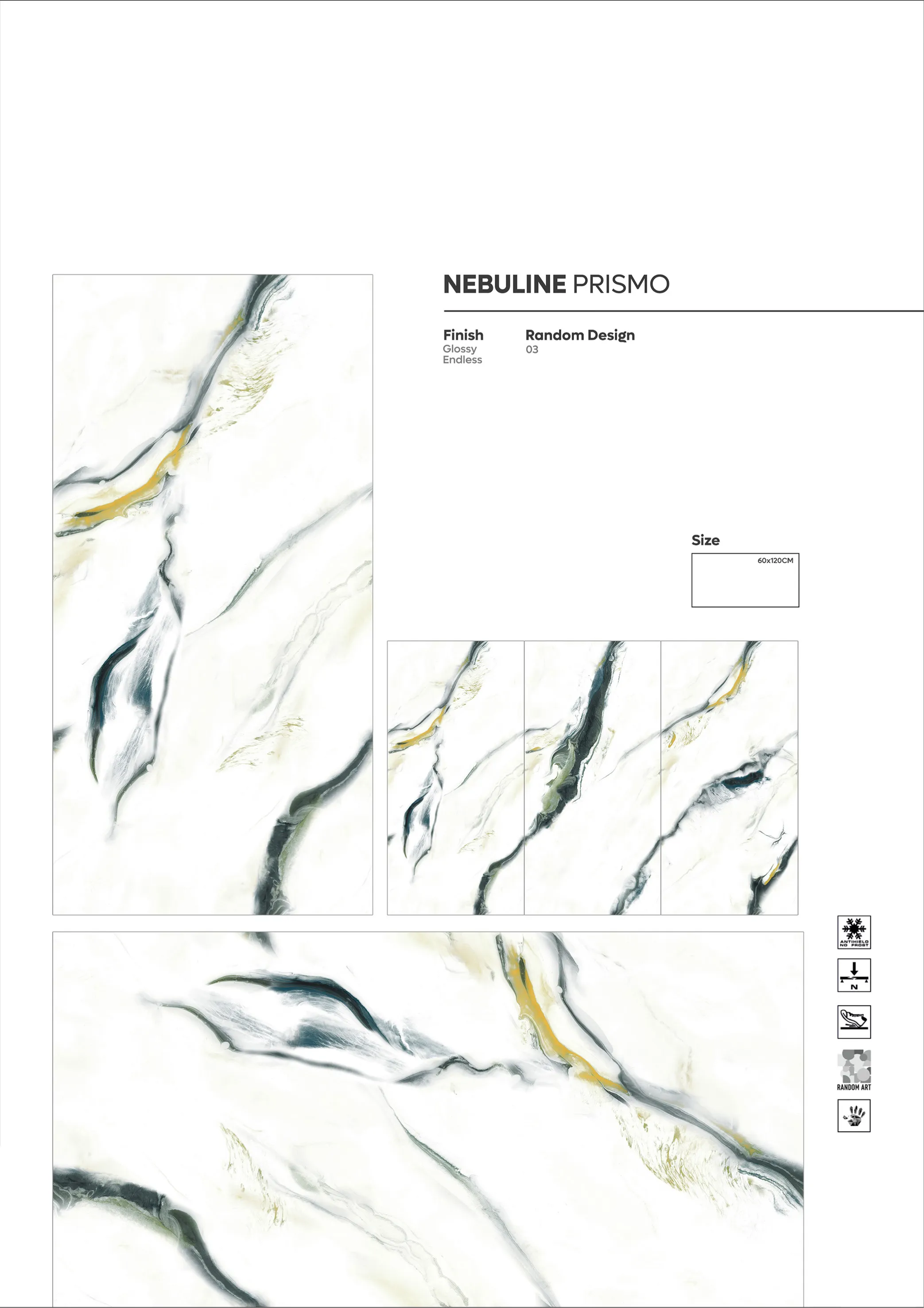 NEW COLLECTION - Design 7 - 600x1200mm Glossy