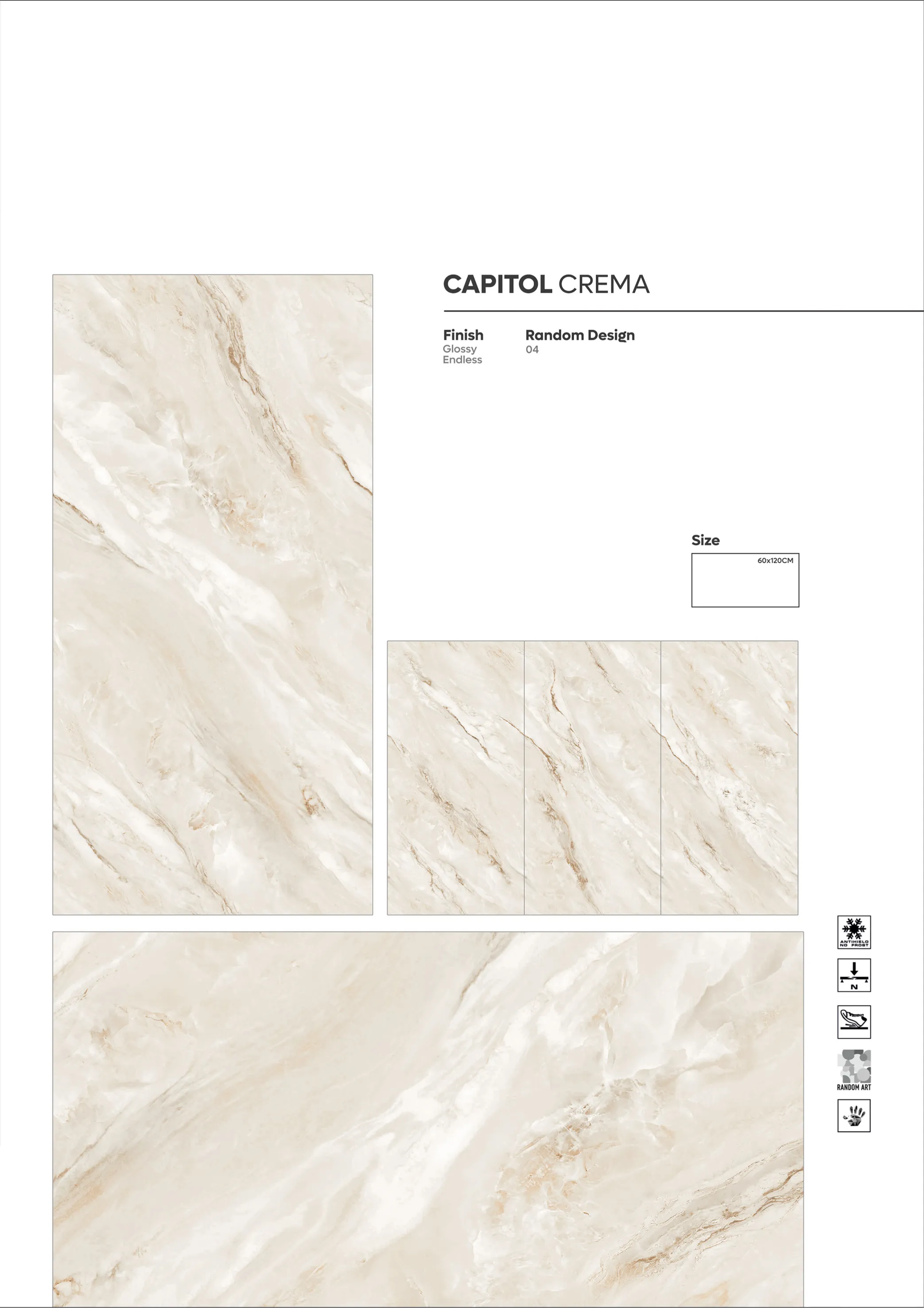 NEW COLLECTION - Design 11 - 600x1200mm Glossy