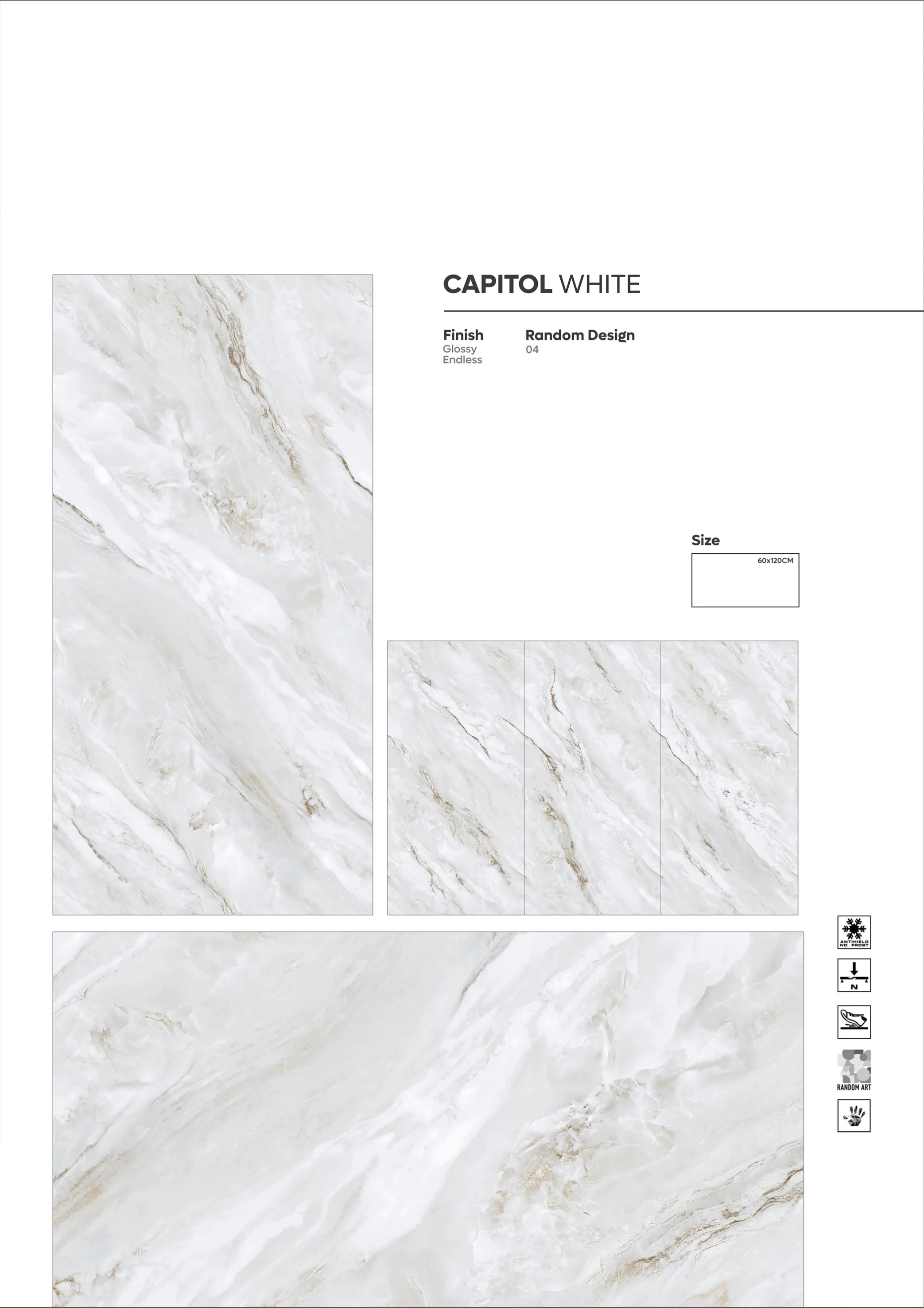NEW COLLECTION - Design 12 - 600x1200mm Glossy