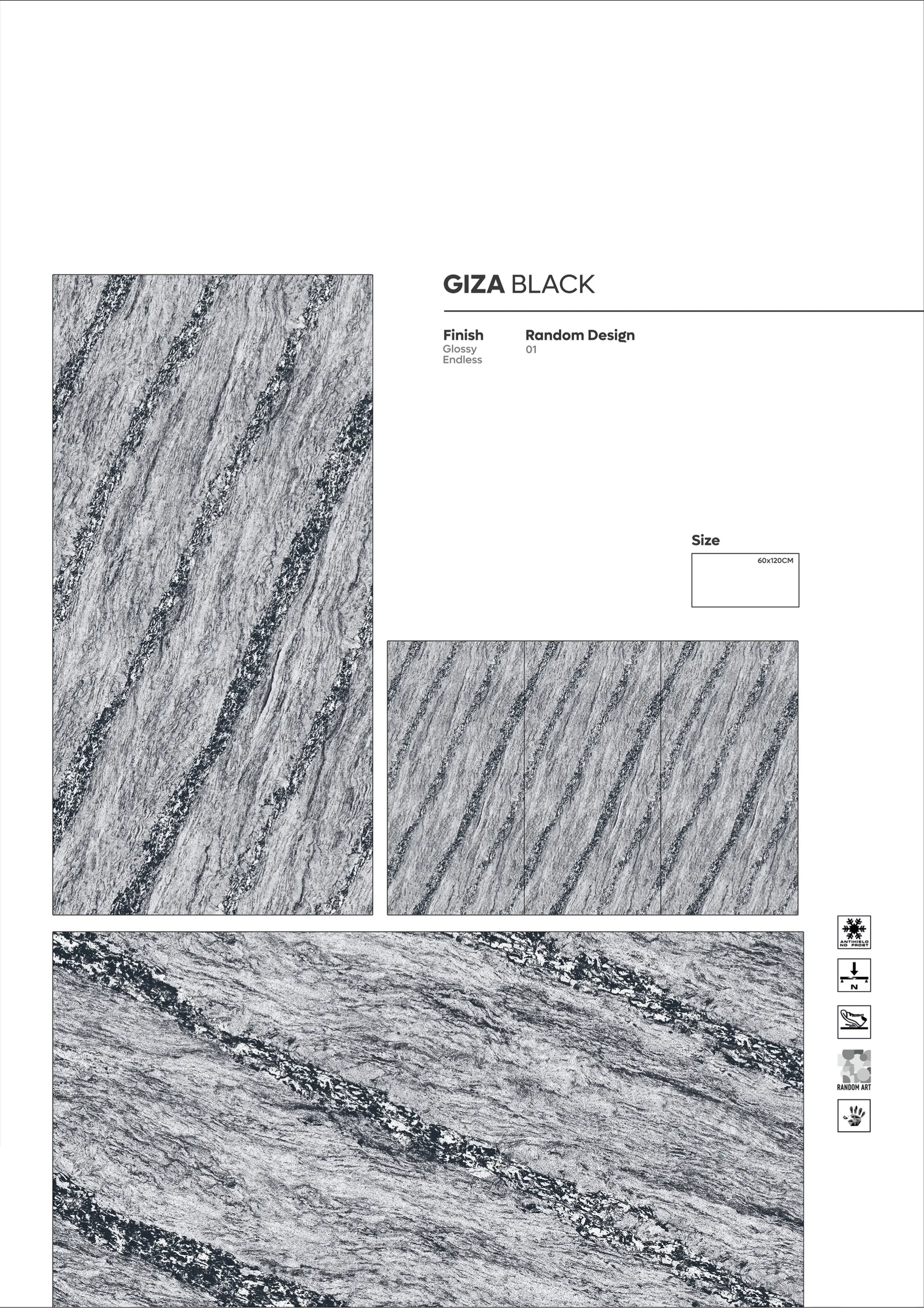 NEW COLLECTION - Design 16 - 600x1200mm Glossy