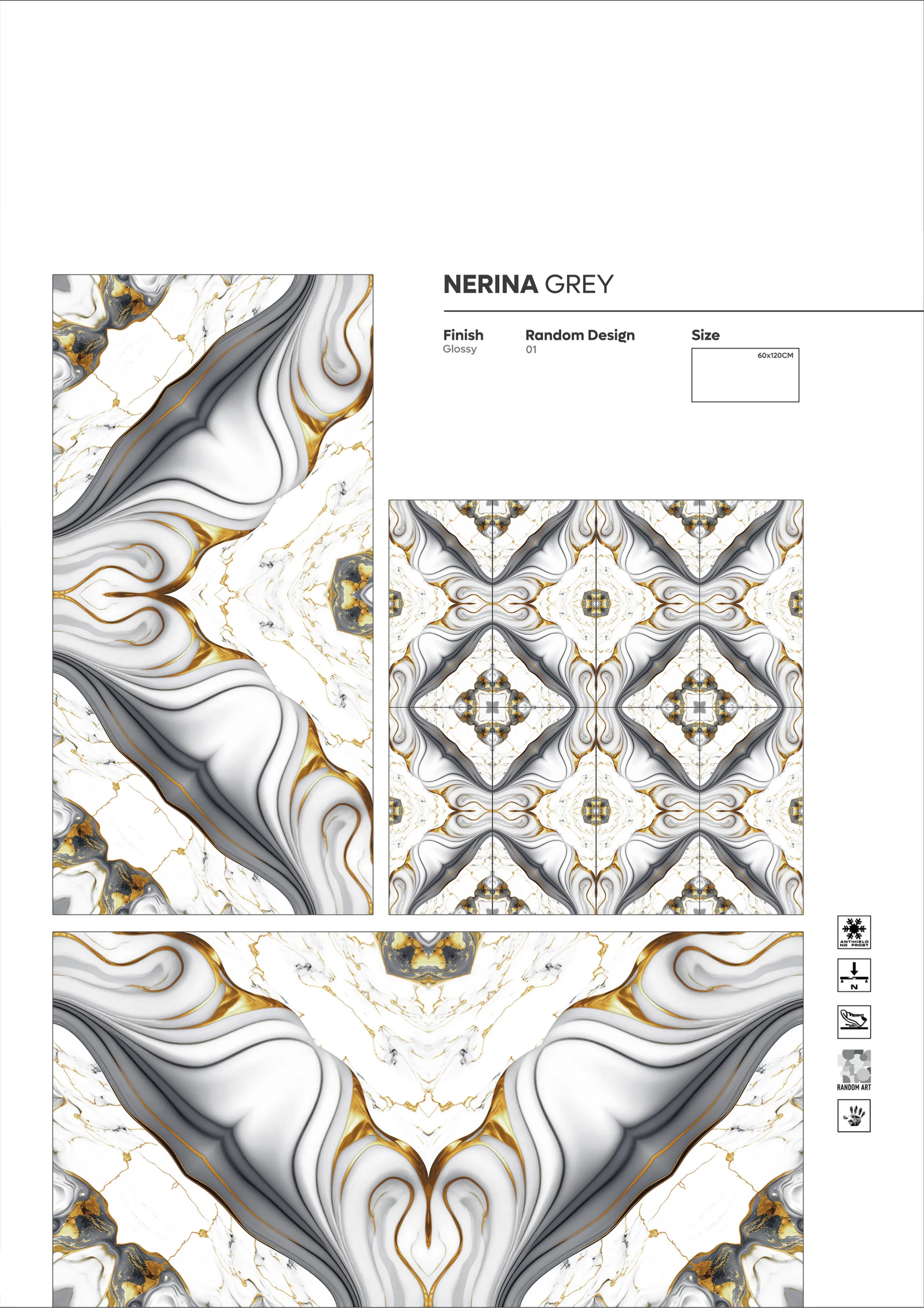 NEW COLLECTION - Design 28 - 600x1200mm Glossy