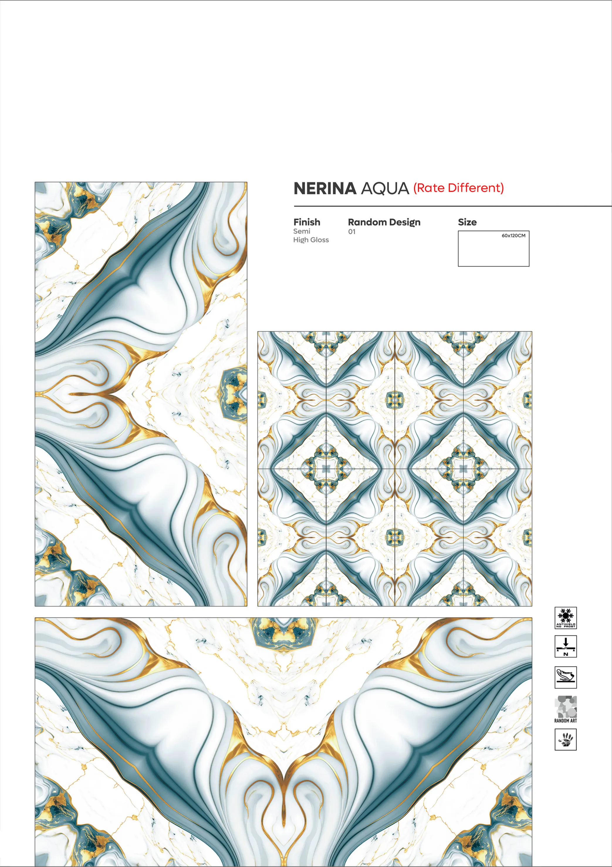 NEW COLLECTION - Design 29 - 600x1200mm Glossy