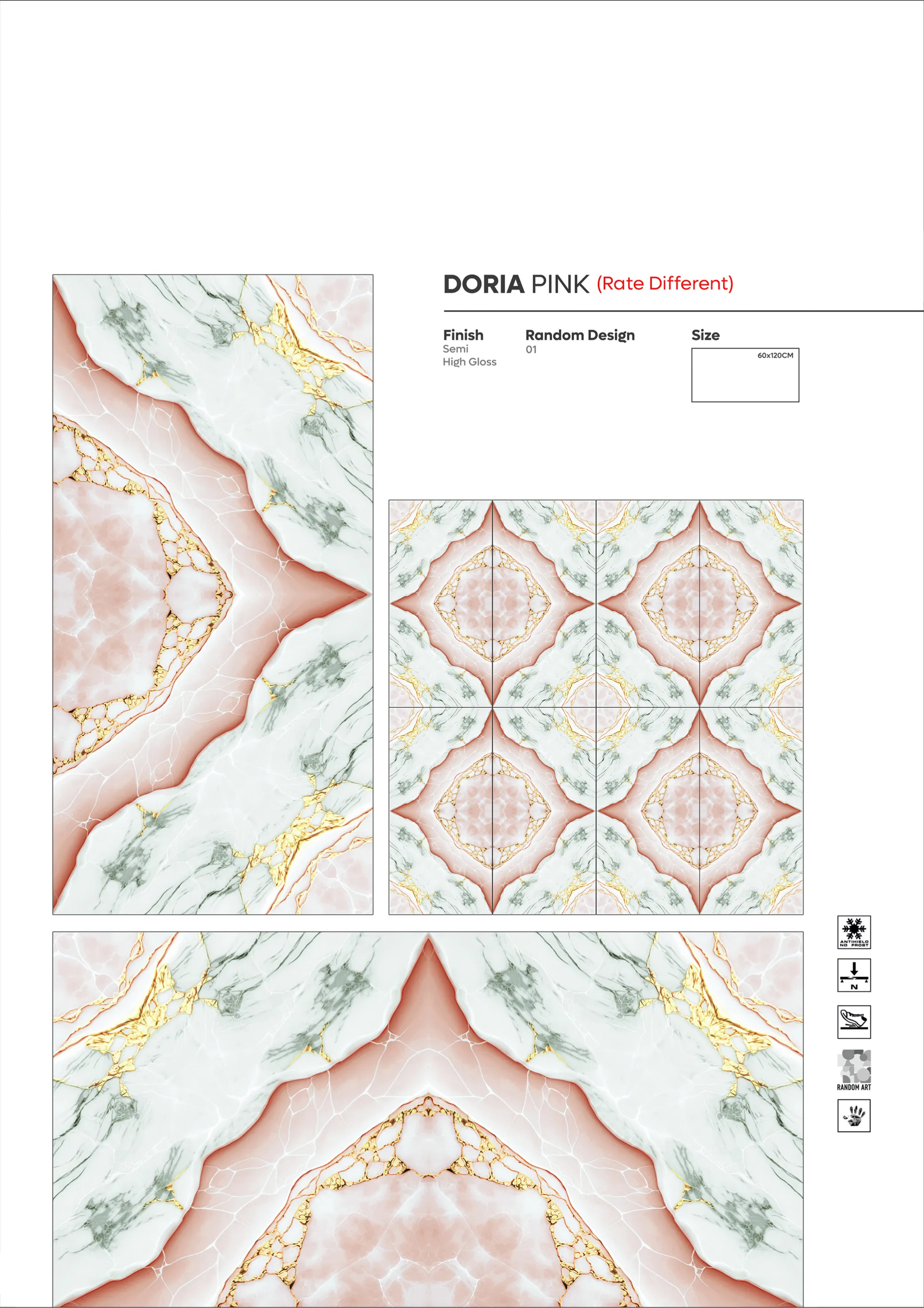 NEW COLLECTION - Design 31 - 600x1200mm Glossy