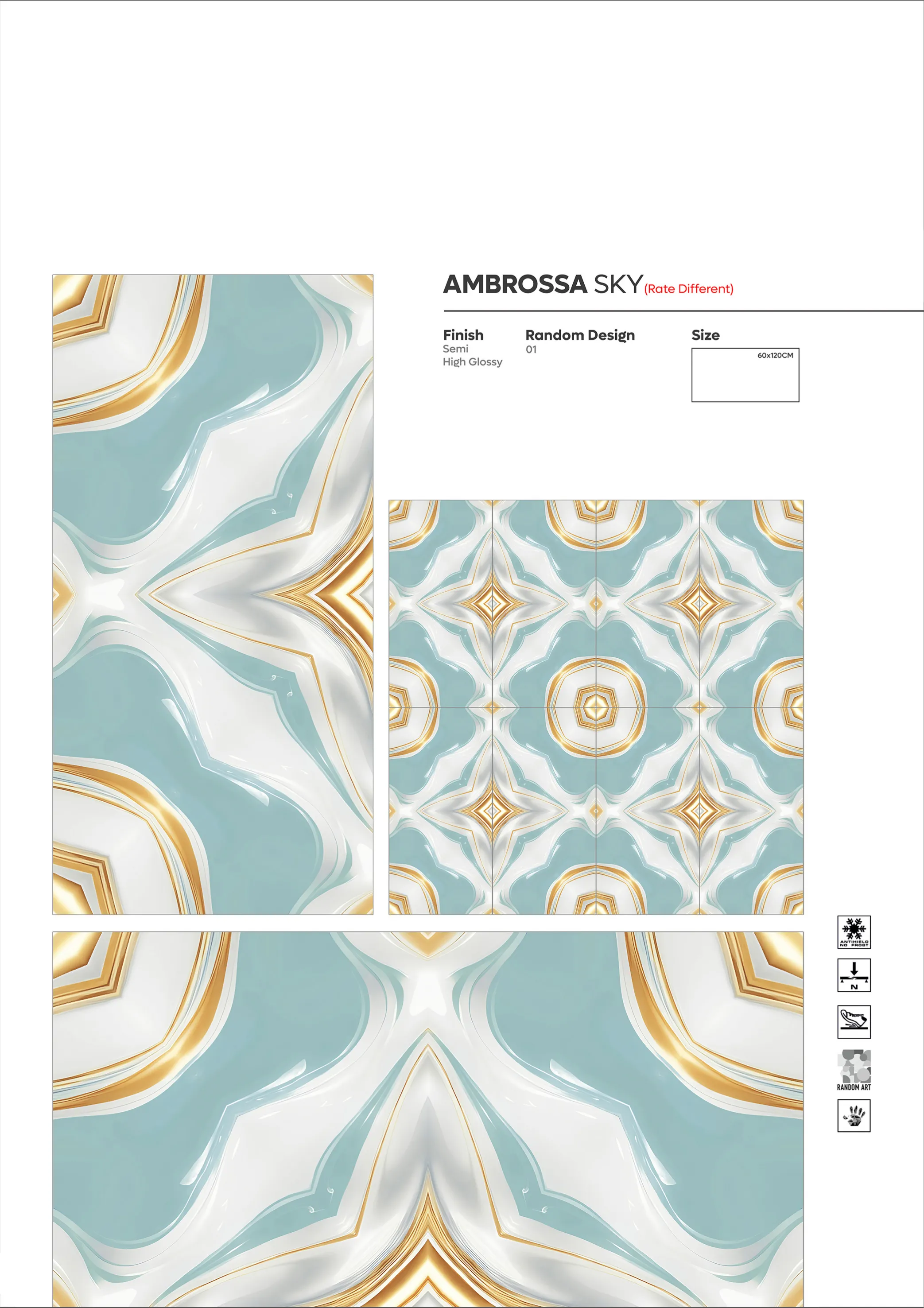 NEW COLLECTION - Design 32 - 600x1200mm Glossy
