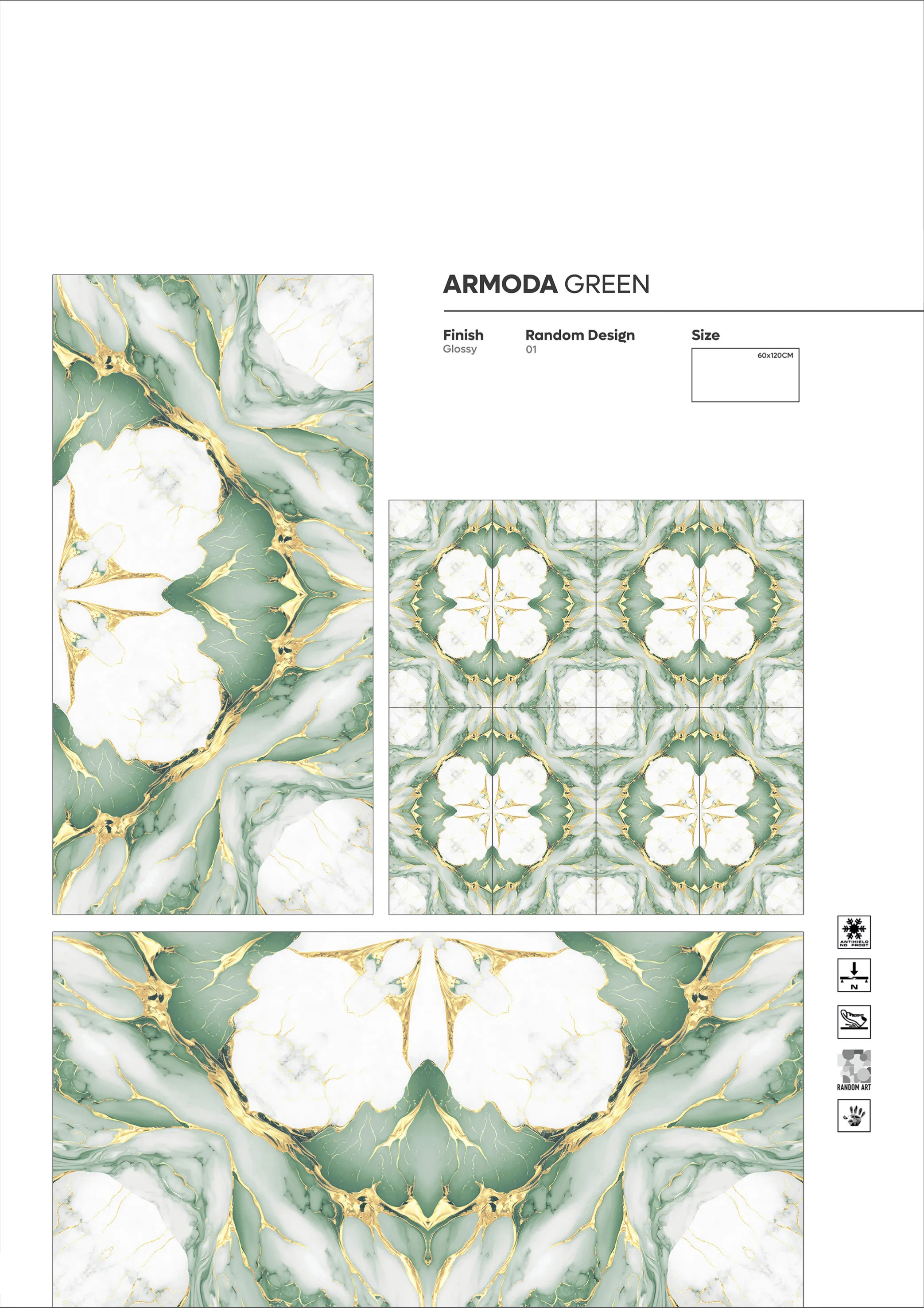 NEW COLLECTION - Design 34 - 600x1200mm Glossy