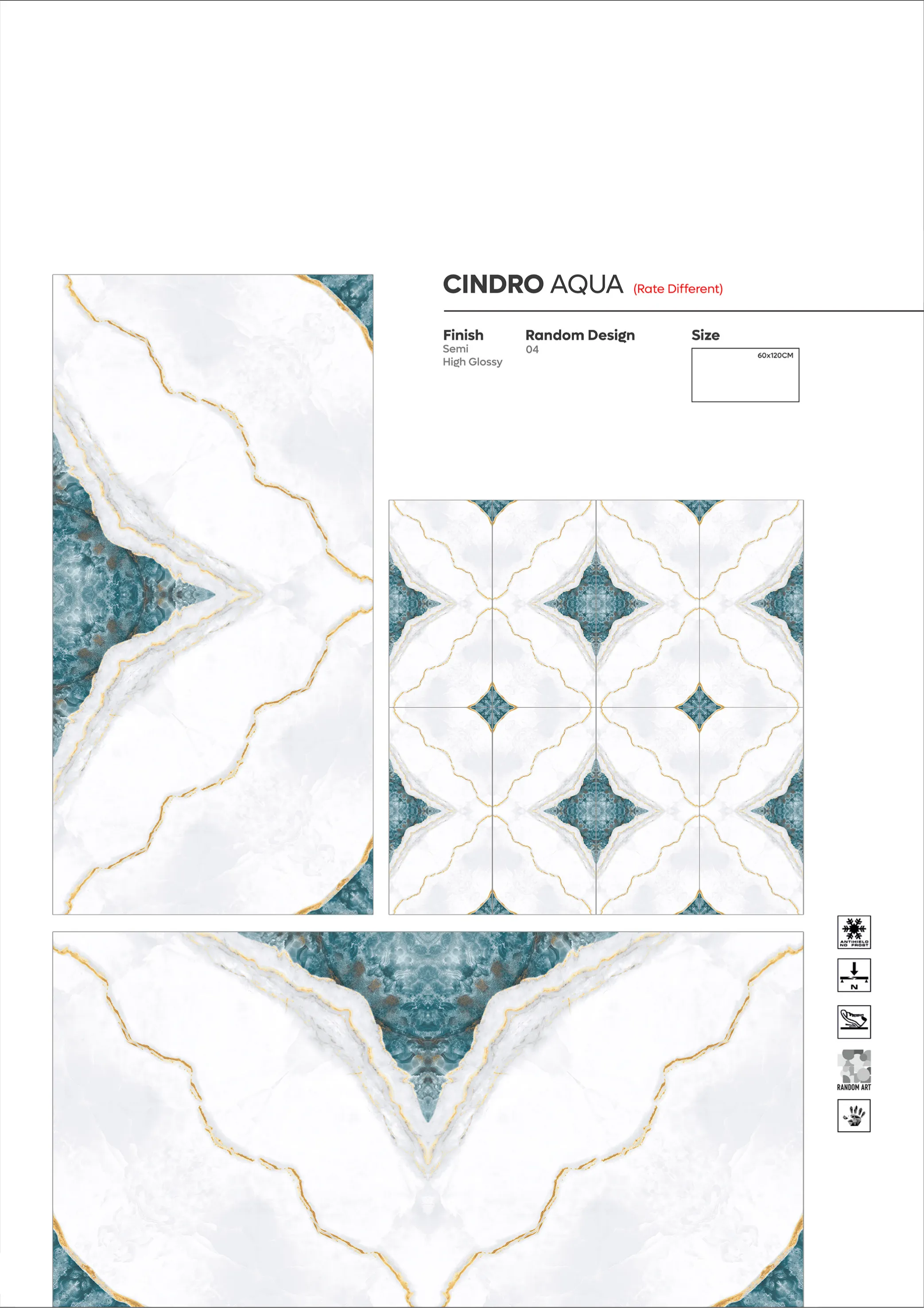 NEW COLLECTION - Design 35 - 600x1200mm Glossy