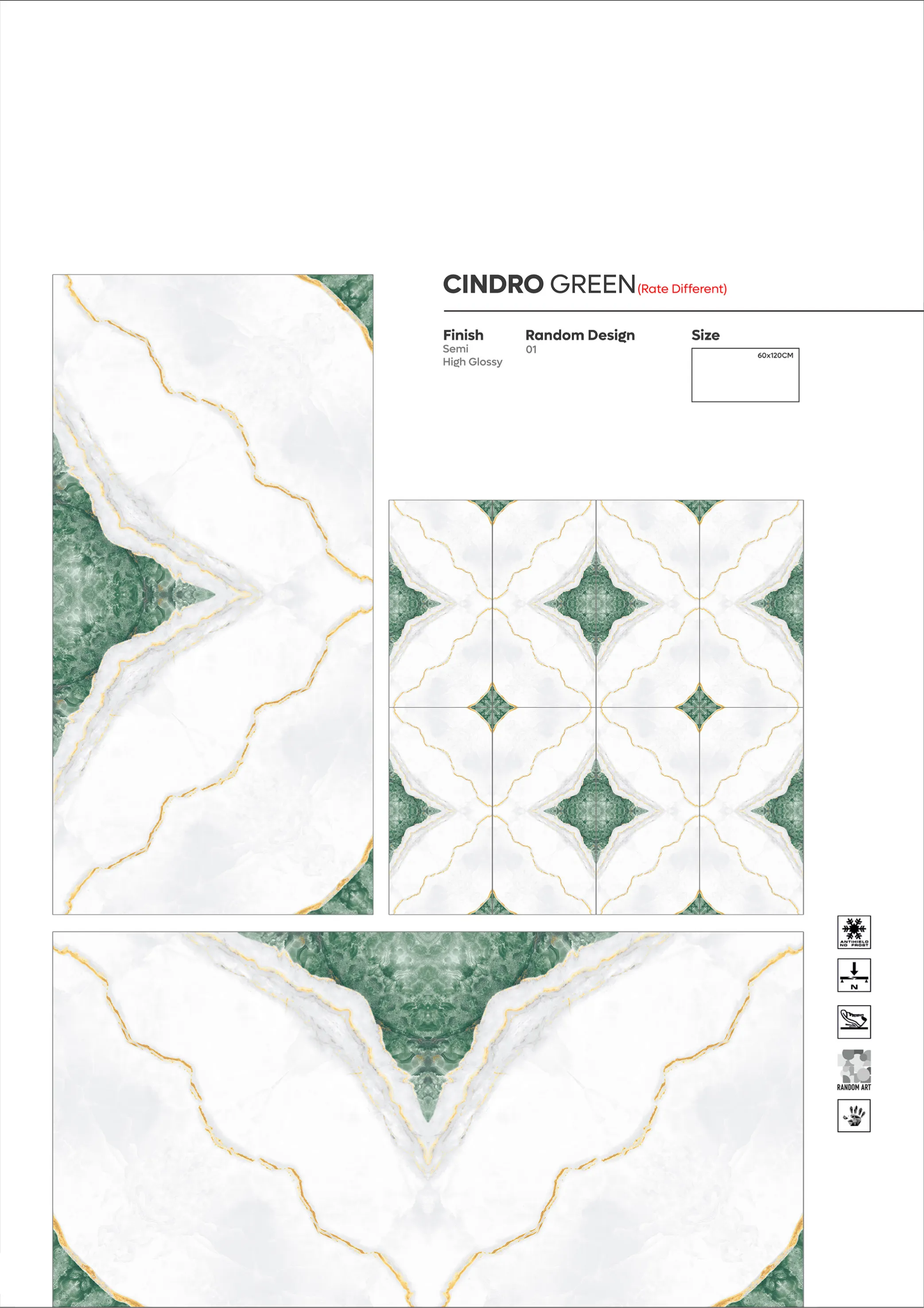 NEW COLLECTION - Design 36 - 600x1200mm Glossy