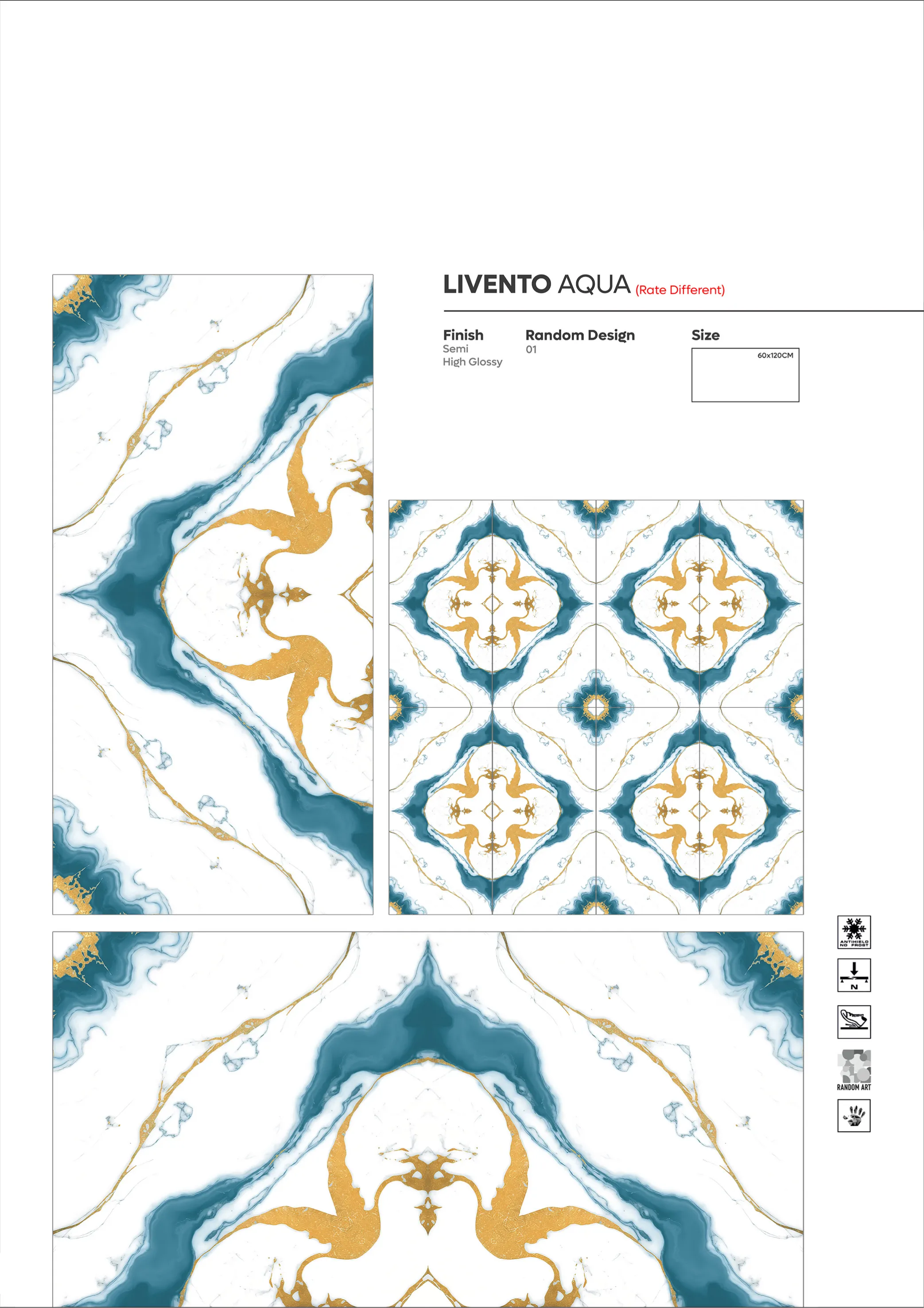 NEW COLLECTION - Design 42 - 600x1200mm Glossy