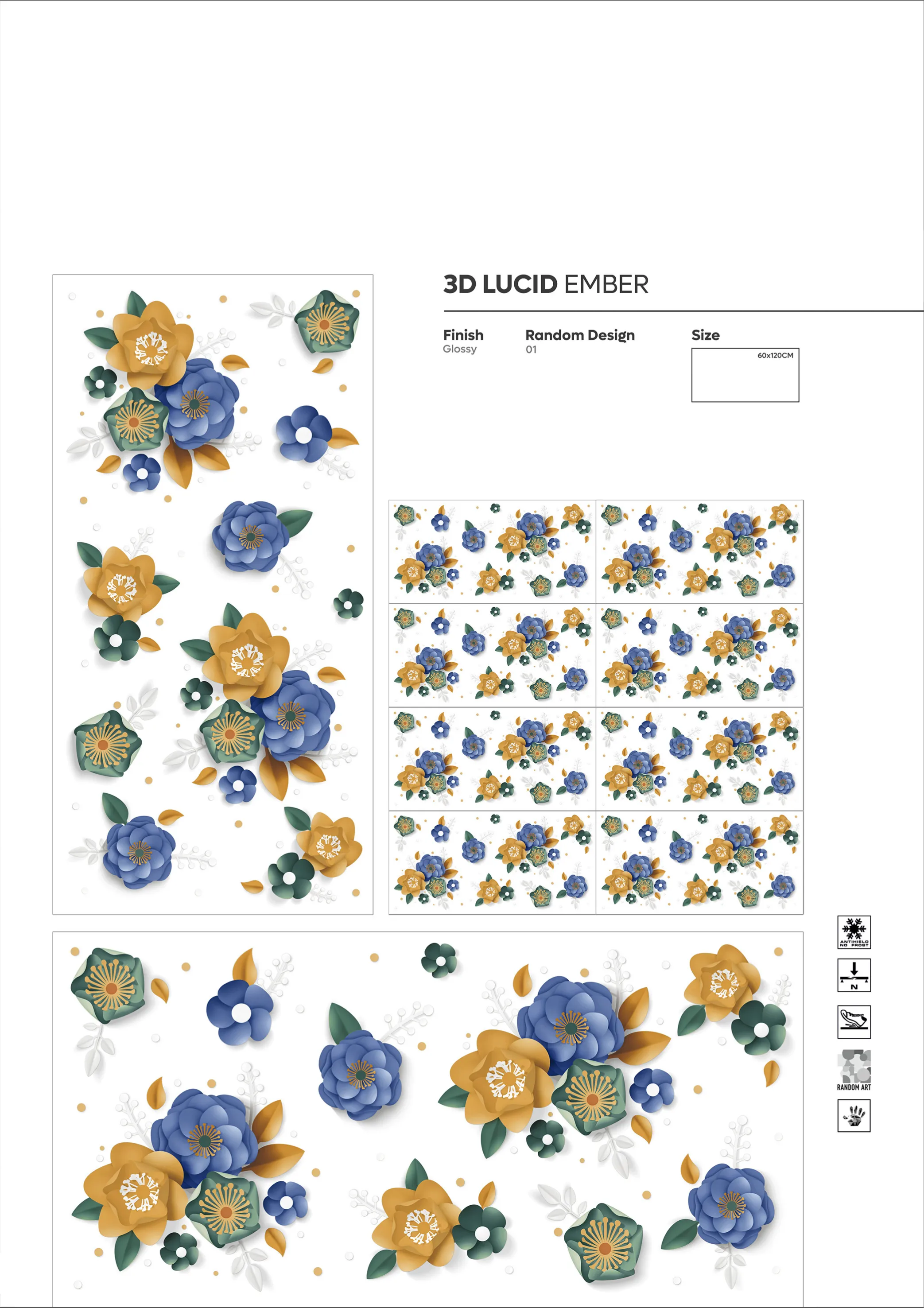 NEW COLLECTION - Design 46 - 600x1200mm Glossy