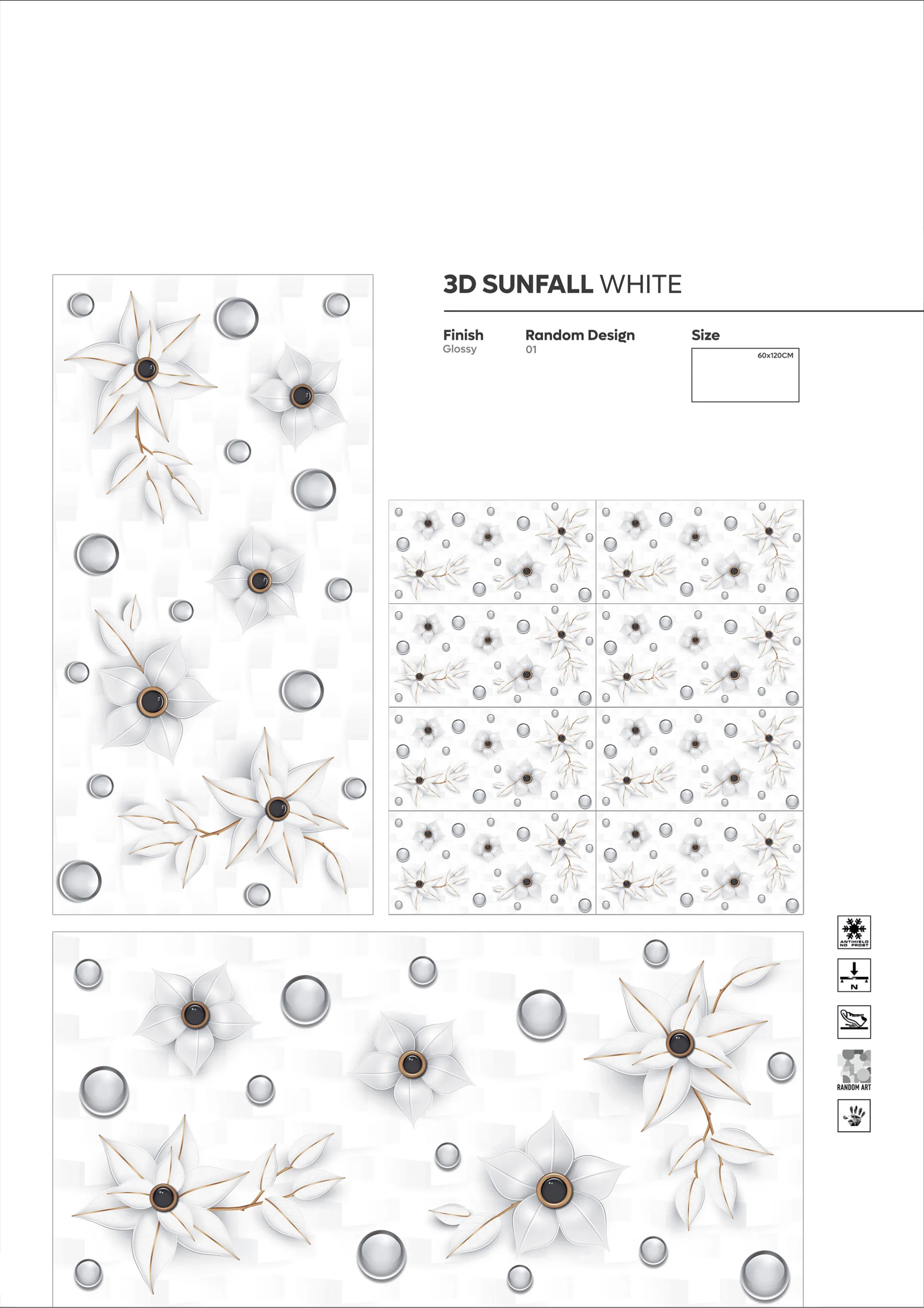 NEW COLLECTION - Design 52 - 600x1200mm Glossy