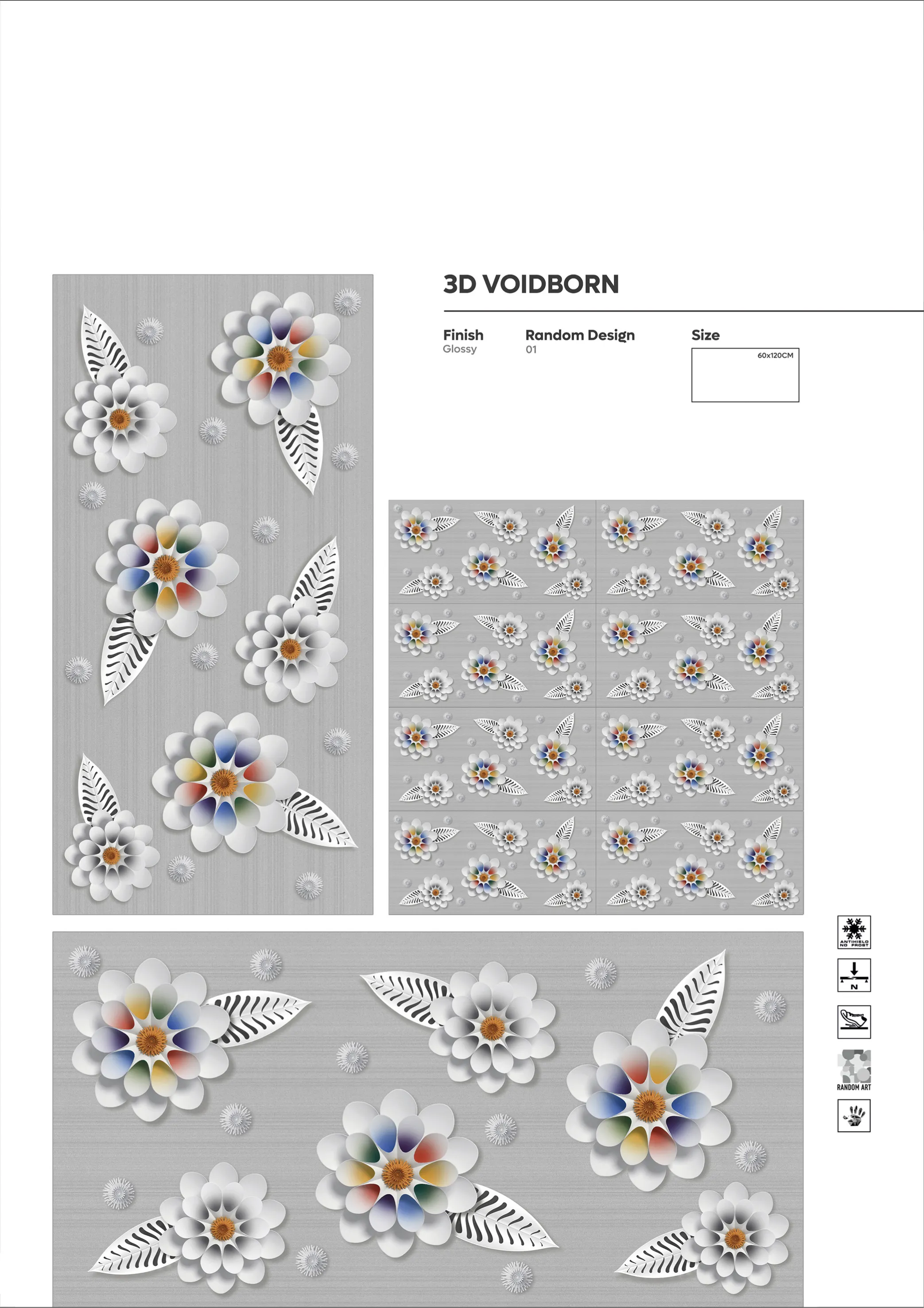 NEW COLLECTION - Design 55 - 600x1200mm Glossy