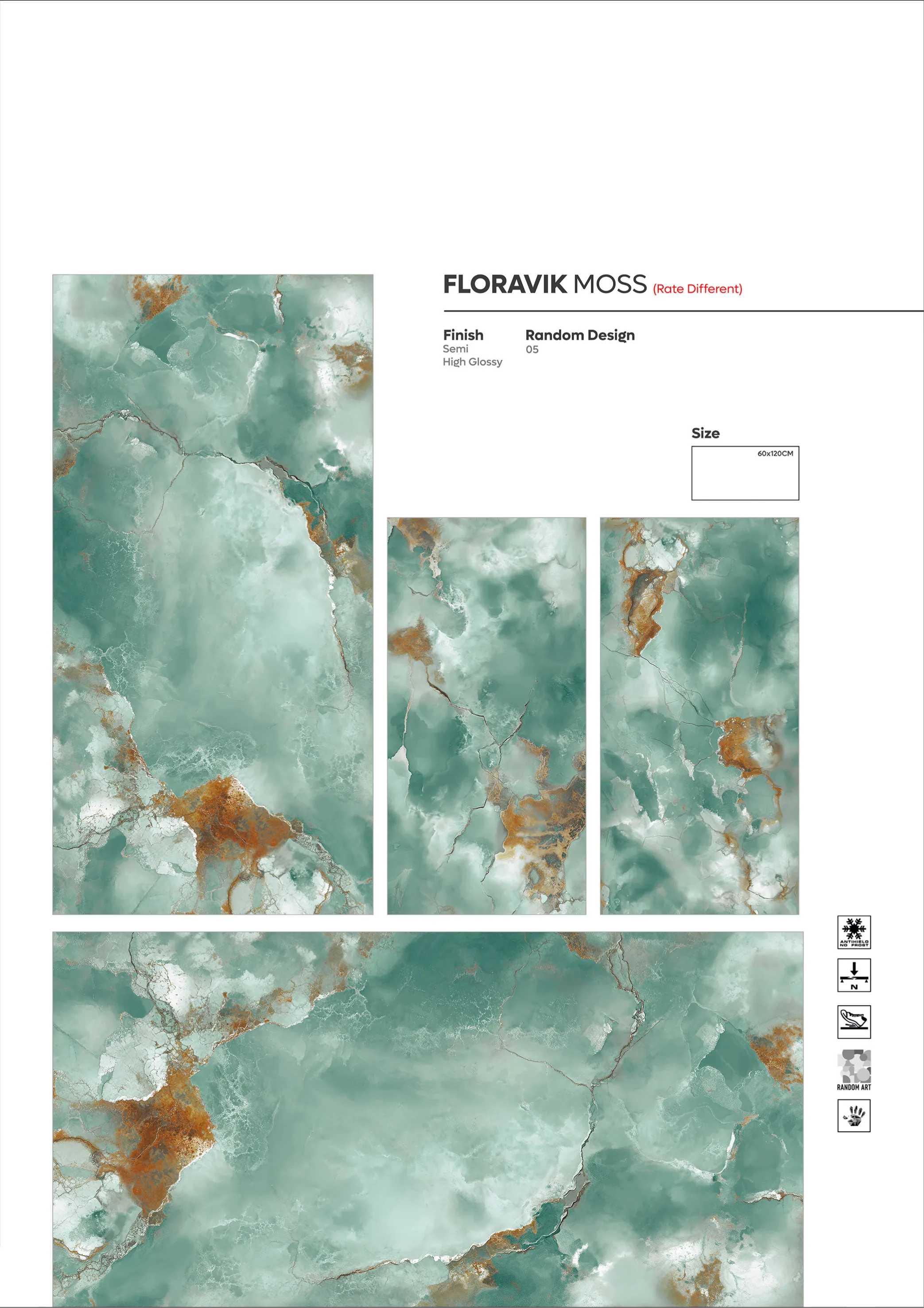 NEW COLLECTION - Design 69 - 600x1200mm Glossy