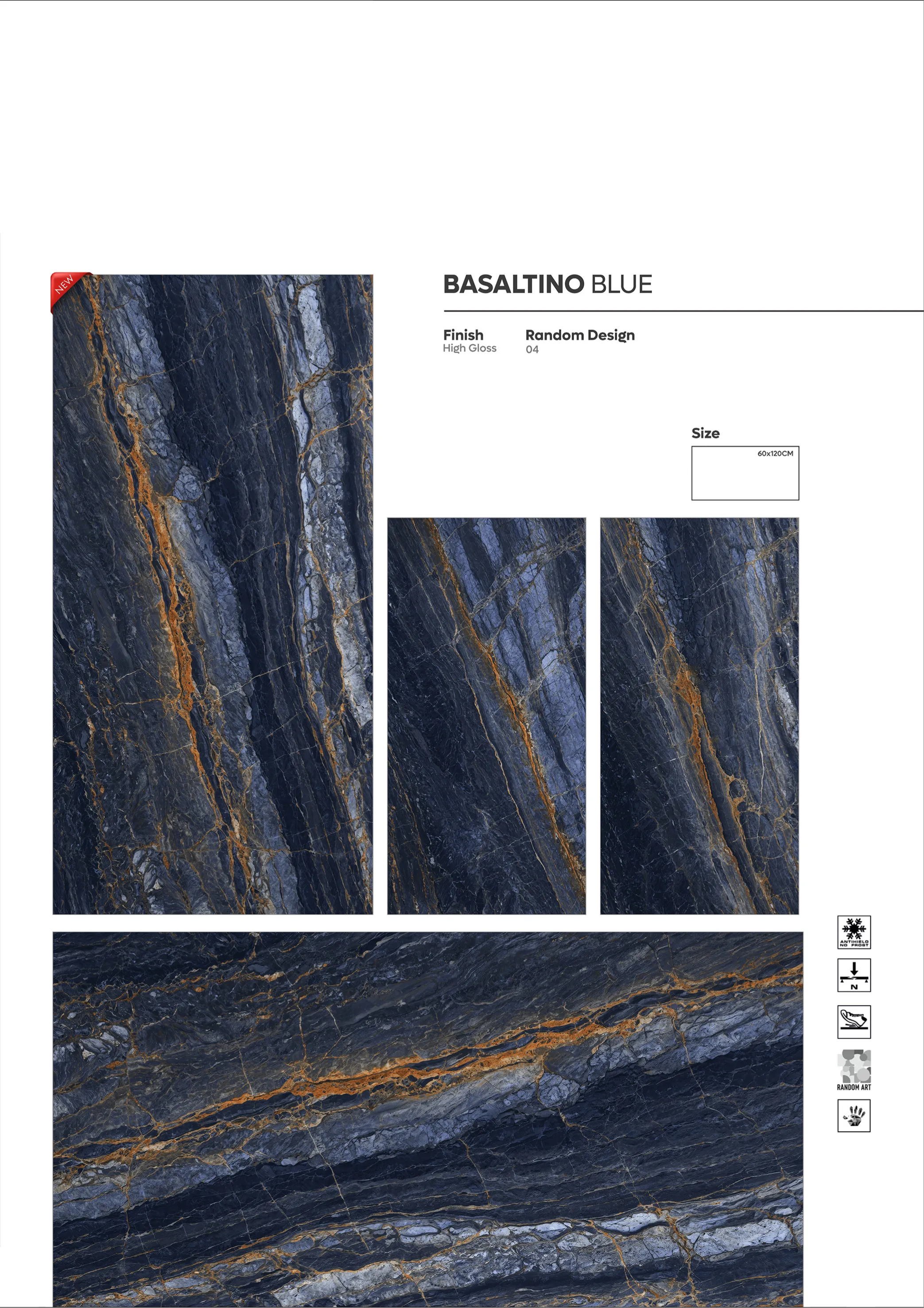 NORMAL HIGH GLOSSY - Design 6 - 600x1200mm High Gloss