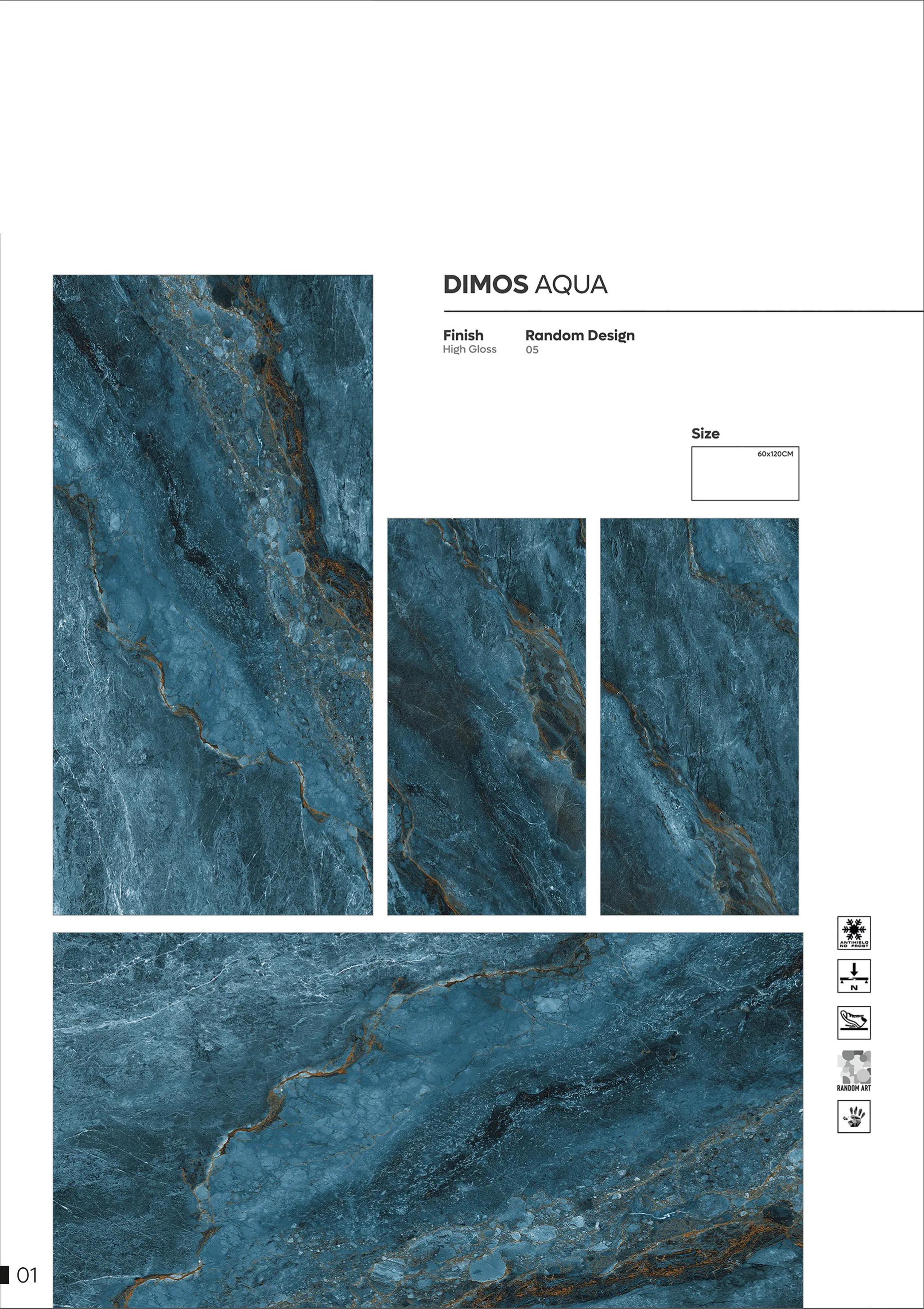 NORMAL HIGH GLOSSY - Design 21 - 600x1200mm High Gloss