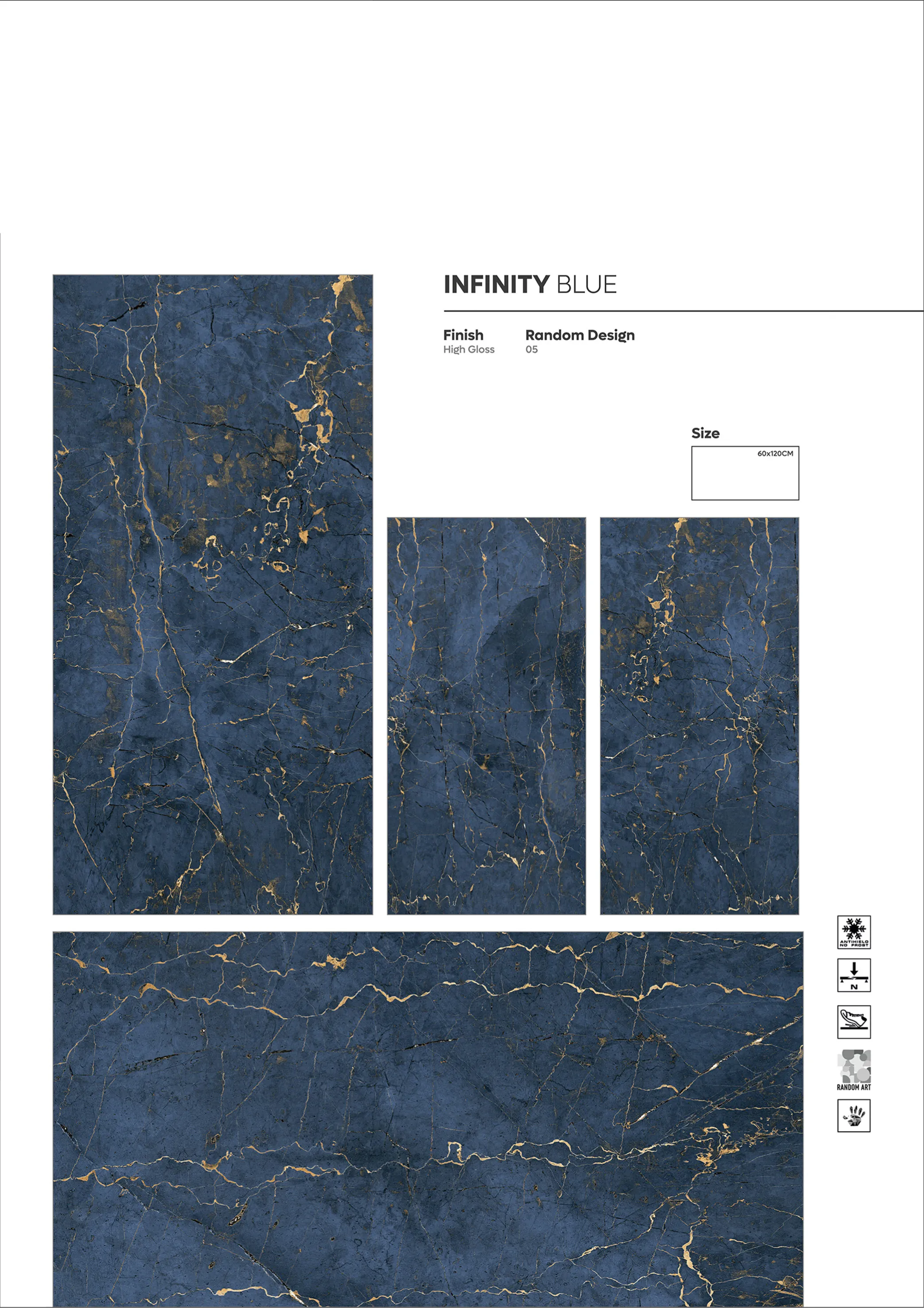 NORMAL HIGH GLOSSY - Design 26 - 600x1200mm High Gloss