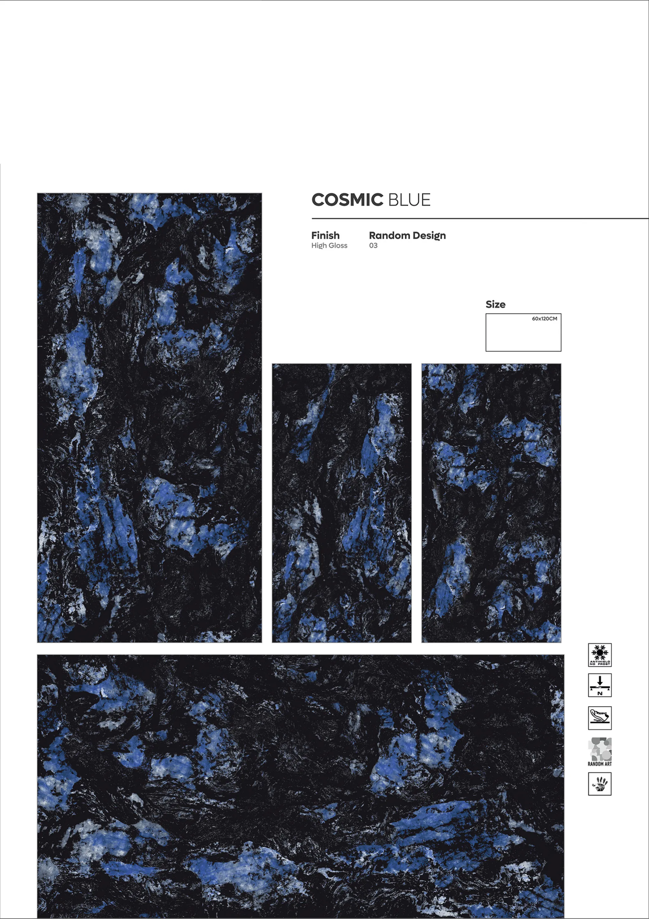 NORMAL HIGH GLOSSY - Design 30 - 600x1200mm High Gloss