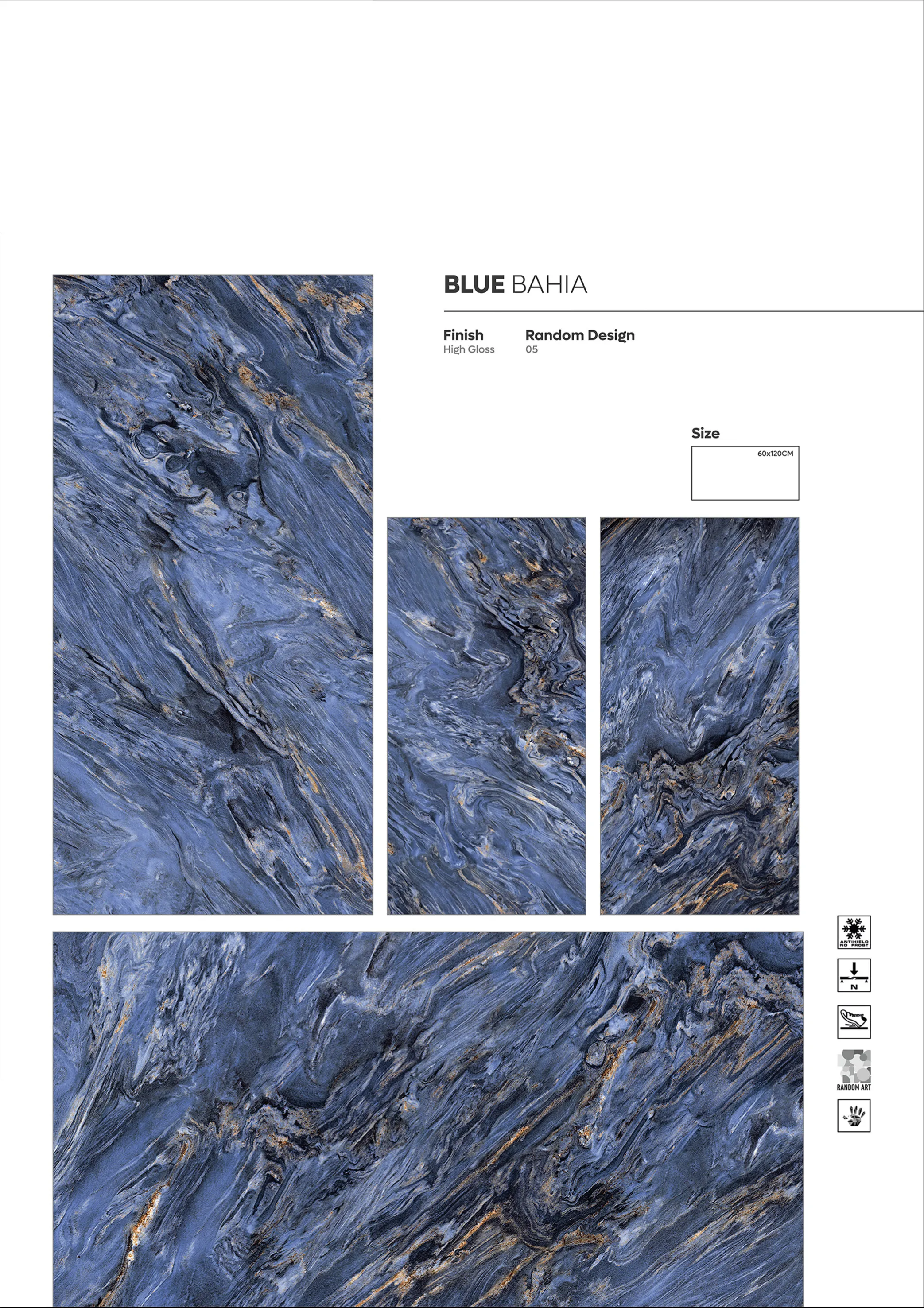 NORMAL HIGH GLOSSY - Design 32 - 600x1200mm High Gloss