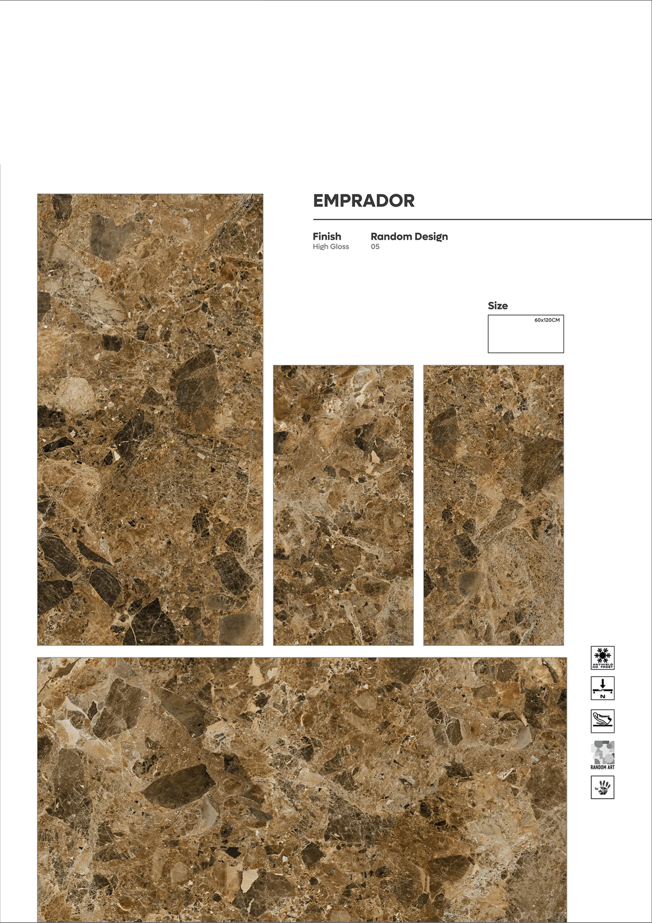 NORMAL HIGH GLOSSY - Design 33 - 600x1200mm High Gloss