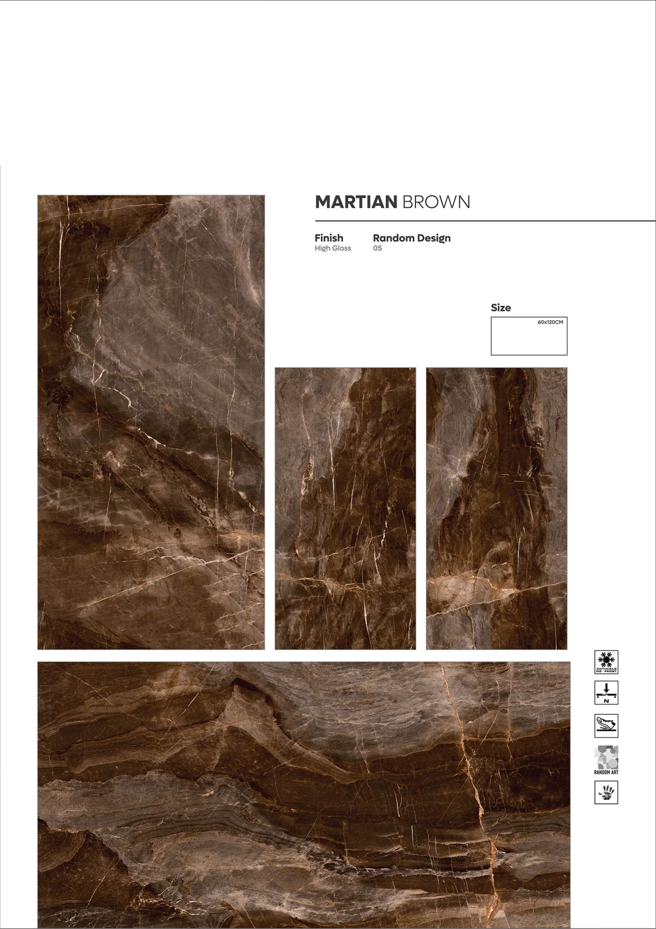 NORMAL HIGH GLOSSY - Design 36 - 600x1200mm High Gloss