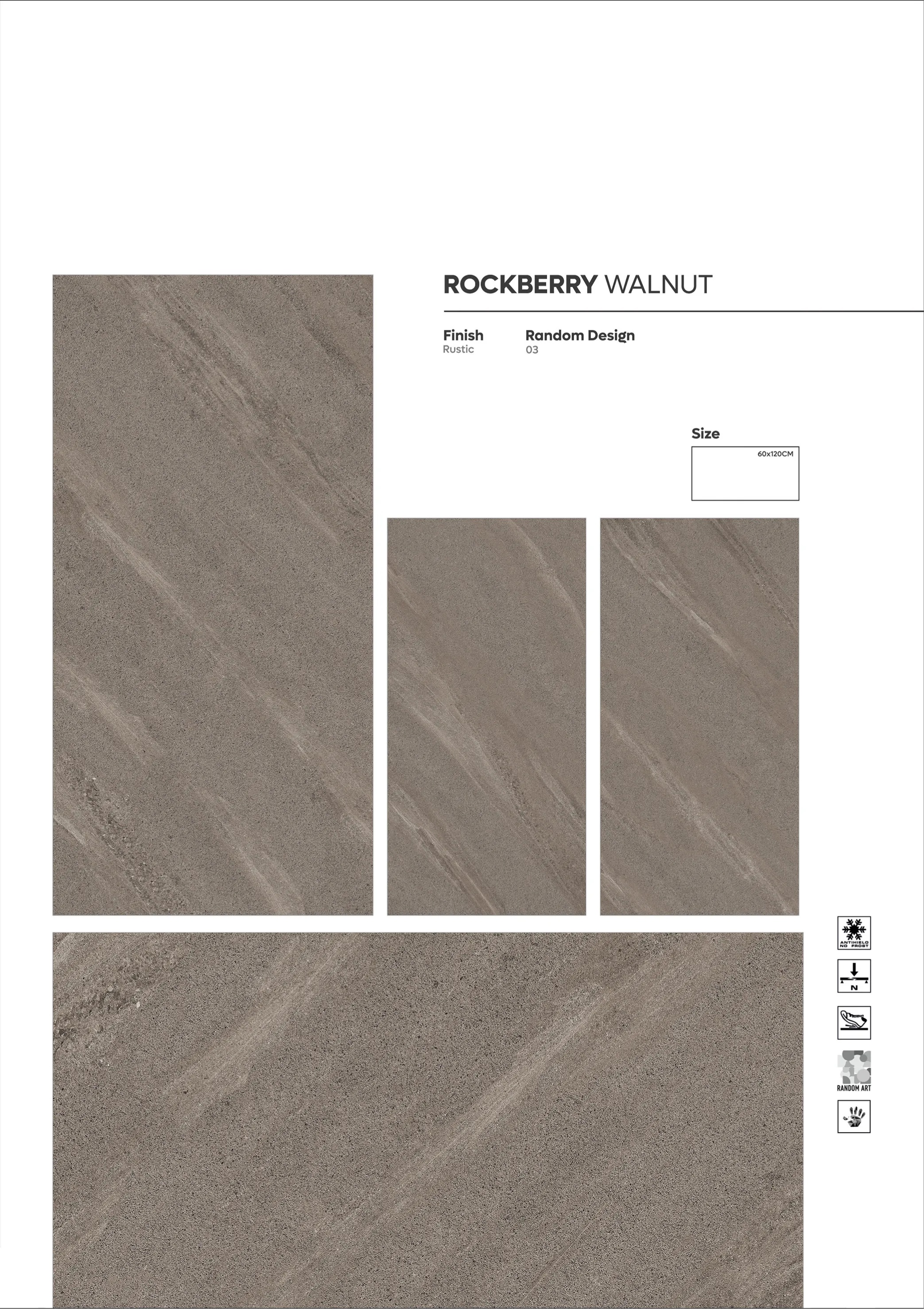 RUSTIC SERIES 6 - Design 3 - 600x1200mm Rustic