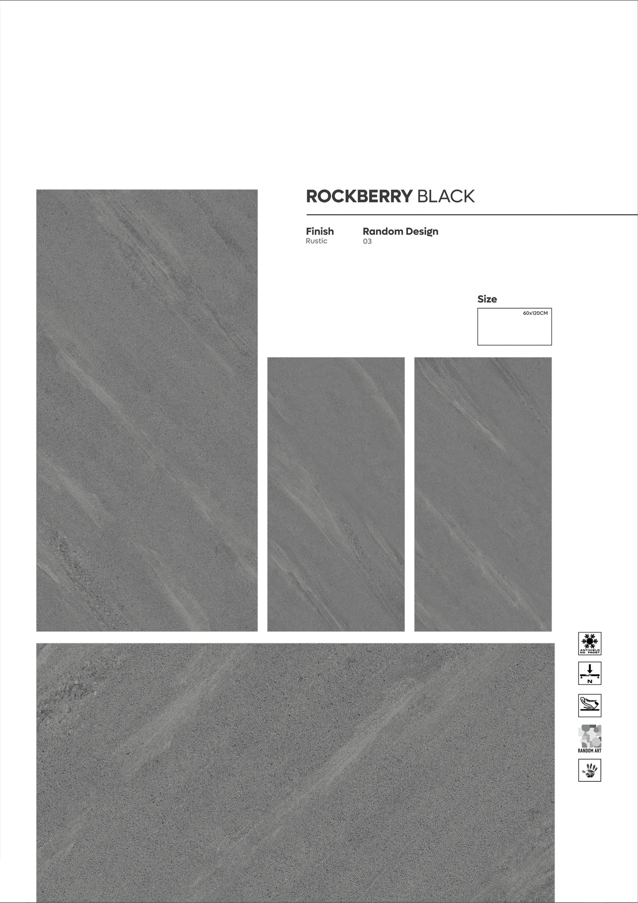 RUSTIC SERIES 6 - Design 4 - 600x1200mm Rustic