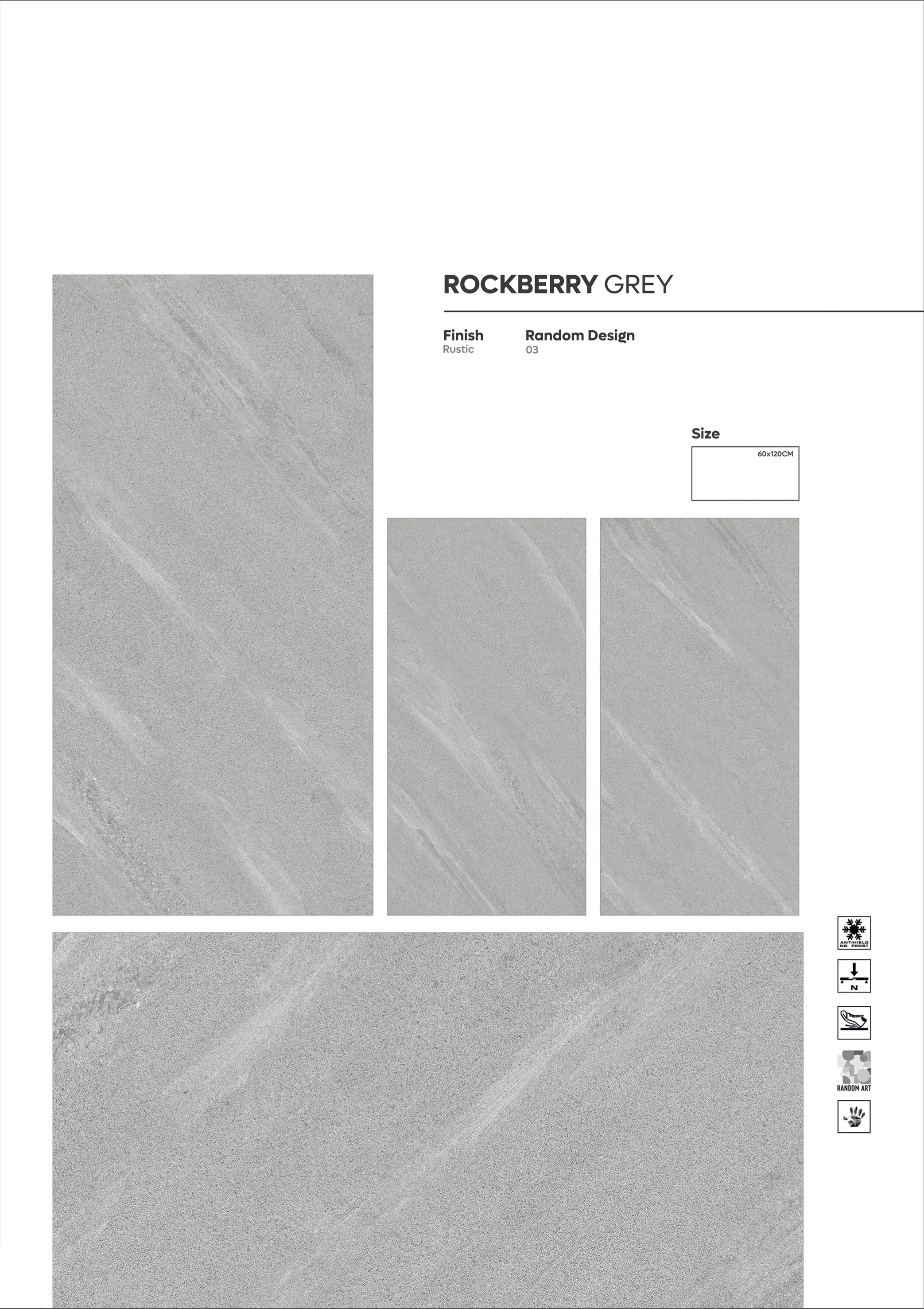 RUSTIC SERIES 6 - Design 5 - 600x1200mm Rustic