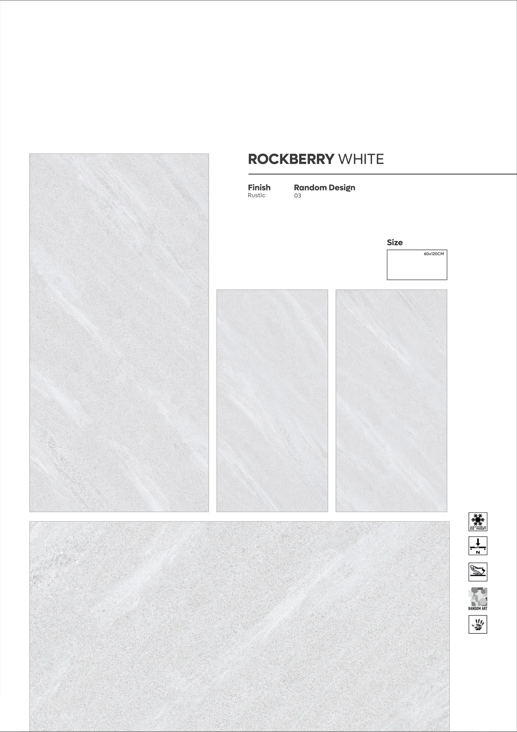 RUSTIC SERIES 6 - Design 6 - 600x1200mm Rustic