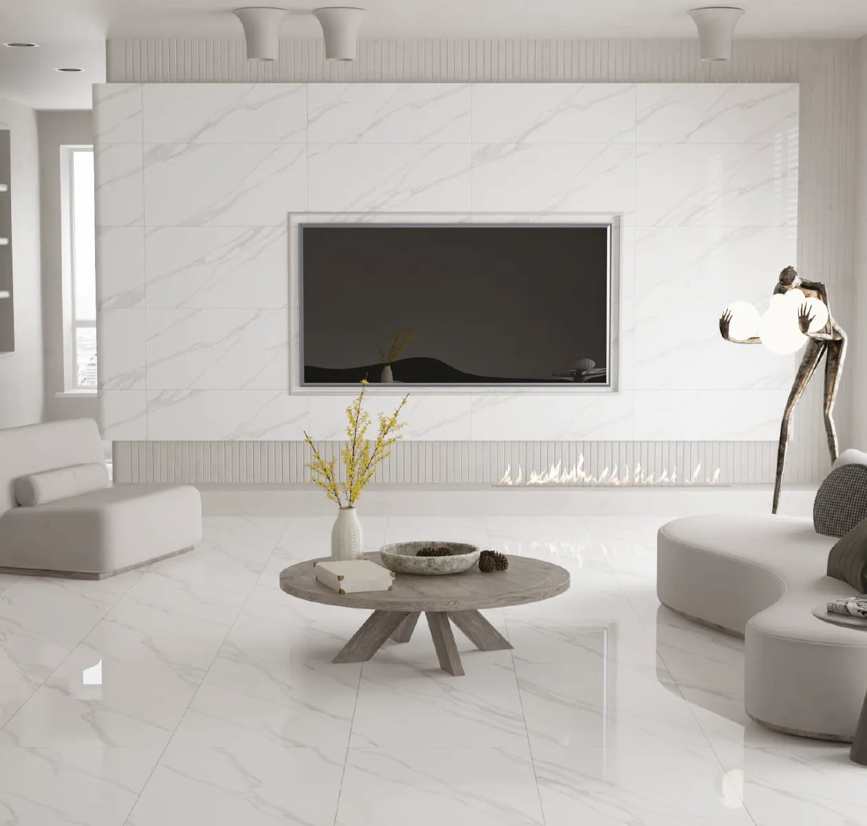 Satuario Series Catalogue - Design 10 - 600x1200mm Statuario
