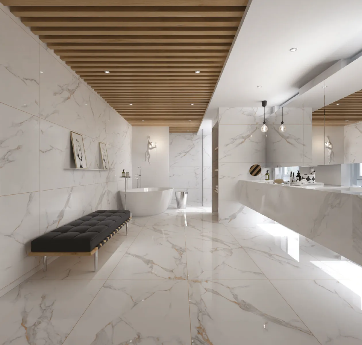Satuario Series Catalogue - Design 14 - 600x1200mm Statuario