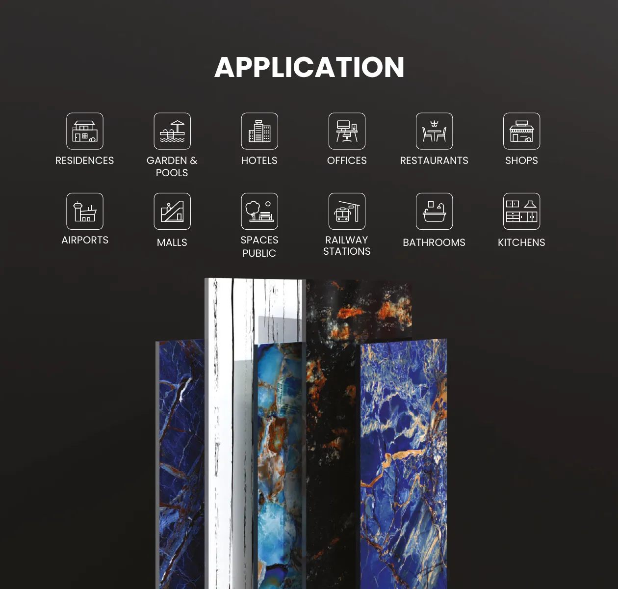 Super High Gloss Series Catalogue - Design 1 - 600x1200mm Super High Gloss