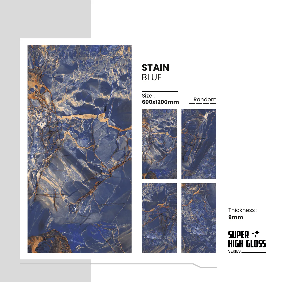 Super High Gloss Series Catalogue - Design 20 - 600x1200mm Super High Gloss