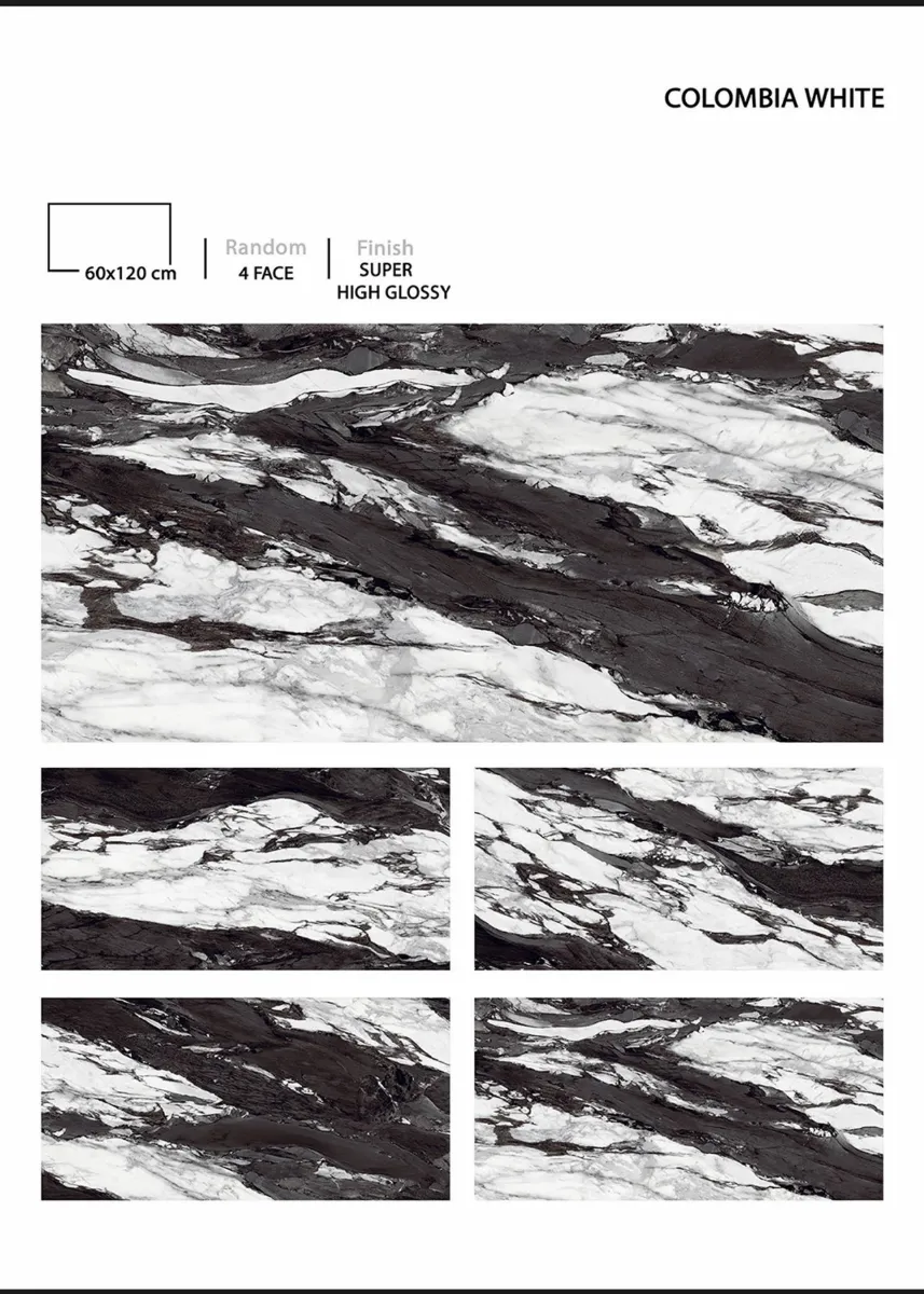 SUPER HIGHGLOSSY 60X120cm - Design 4 - 600x1200mm Super High Gloss