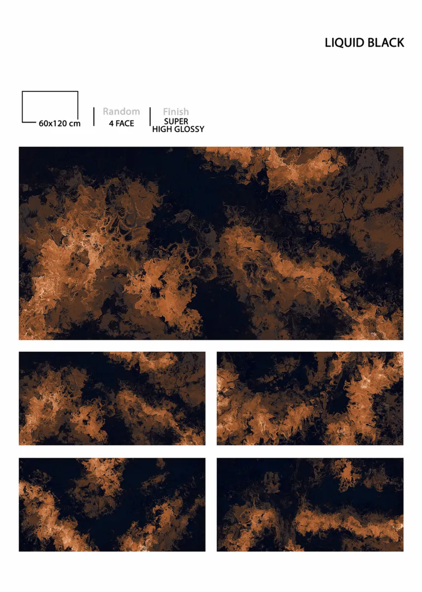 SUPER HIGHGLOSSY 60X120cm - Design 8 - 600x1200mm Super High Gloss