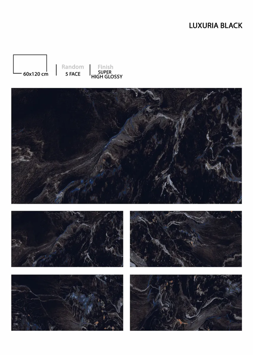 SUPER HIGHGLOSSY 60X120cm - Design 9 - 600x1200mm Super High Gloss